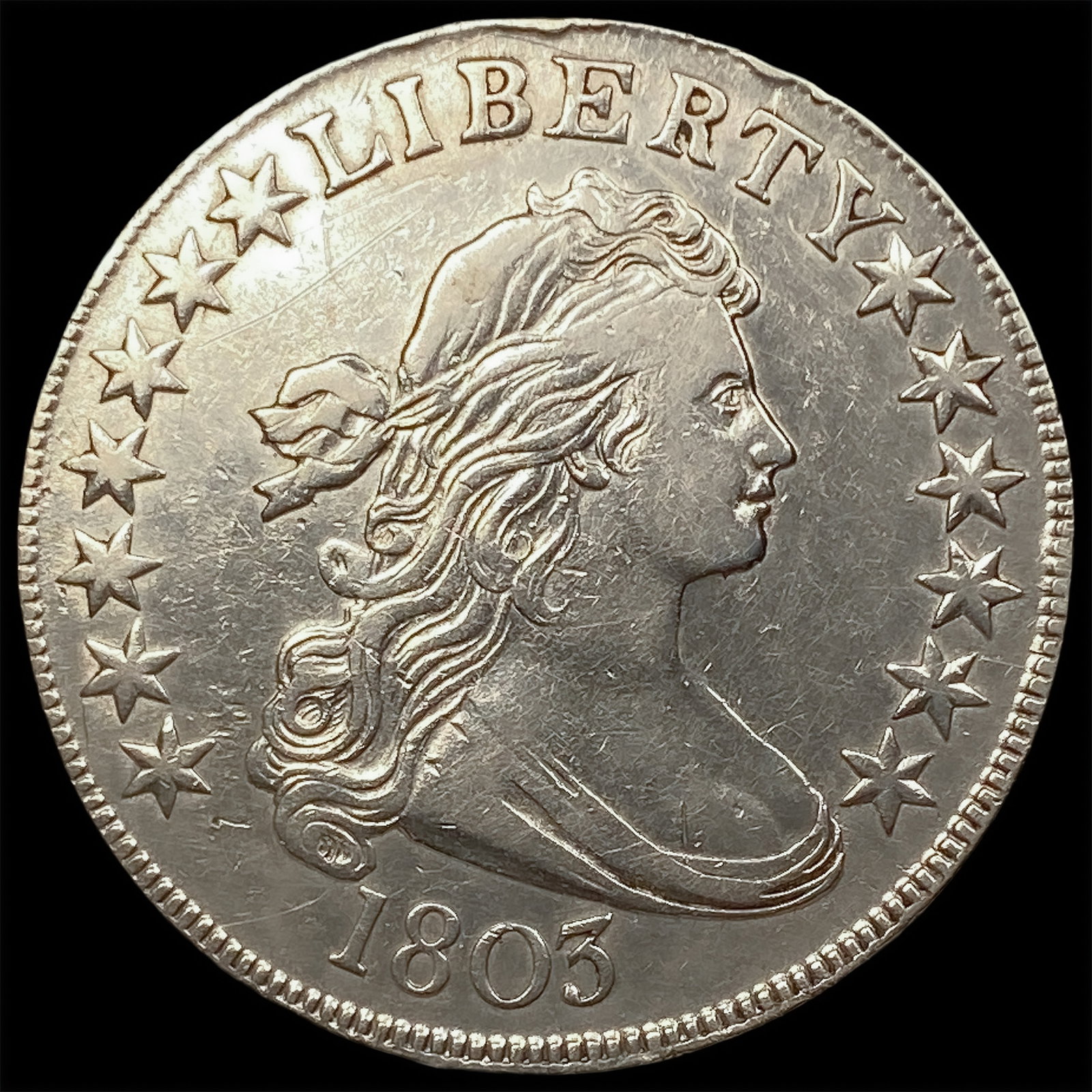 1803 Sm 3 Draped Bust Half Dollar: 1803 Sm 3 Draped Bust Half Dollar