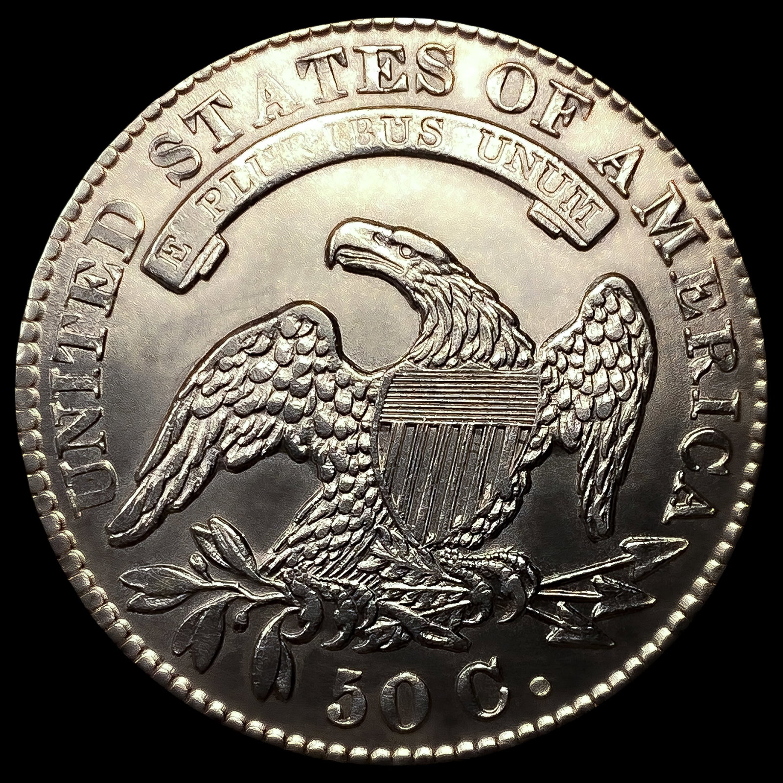1830 Capped Bust Half Dollar - 2