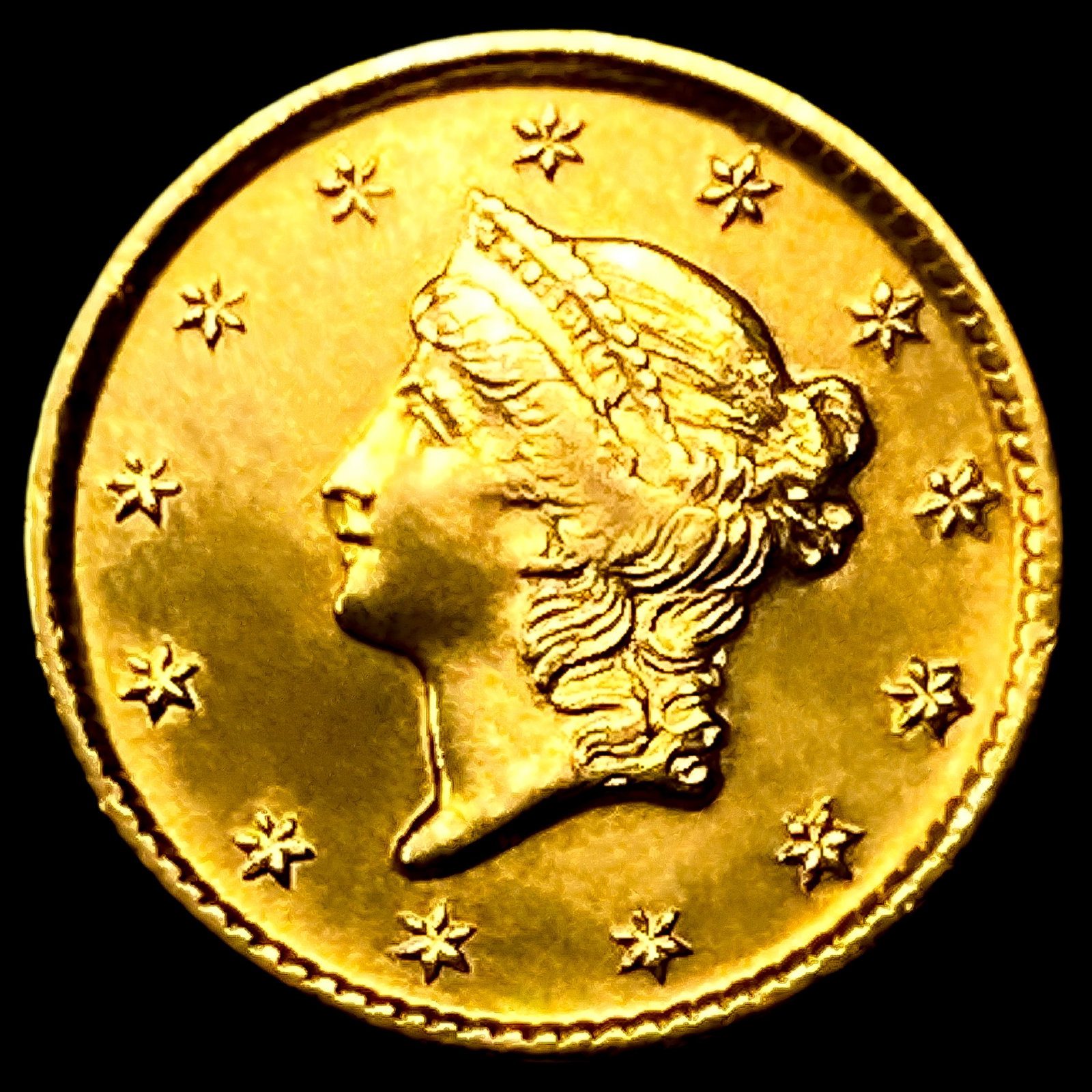 1854-D Rare Gold Dollar: 1854-D Rare Gold Dollar