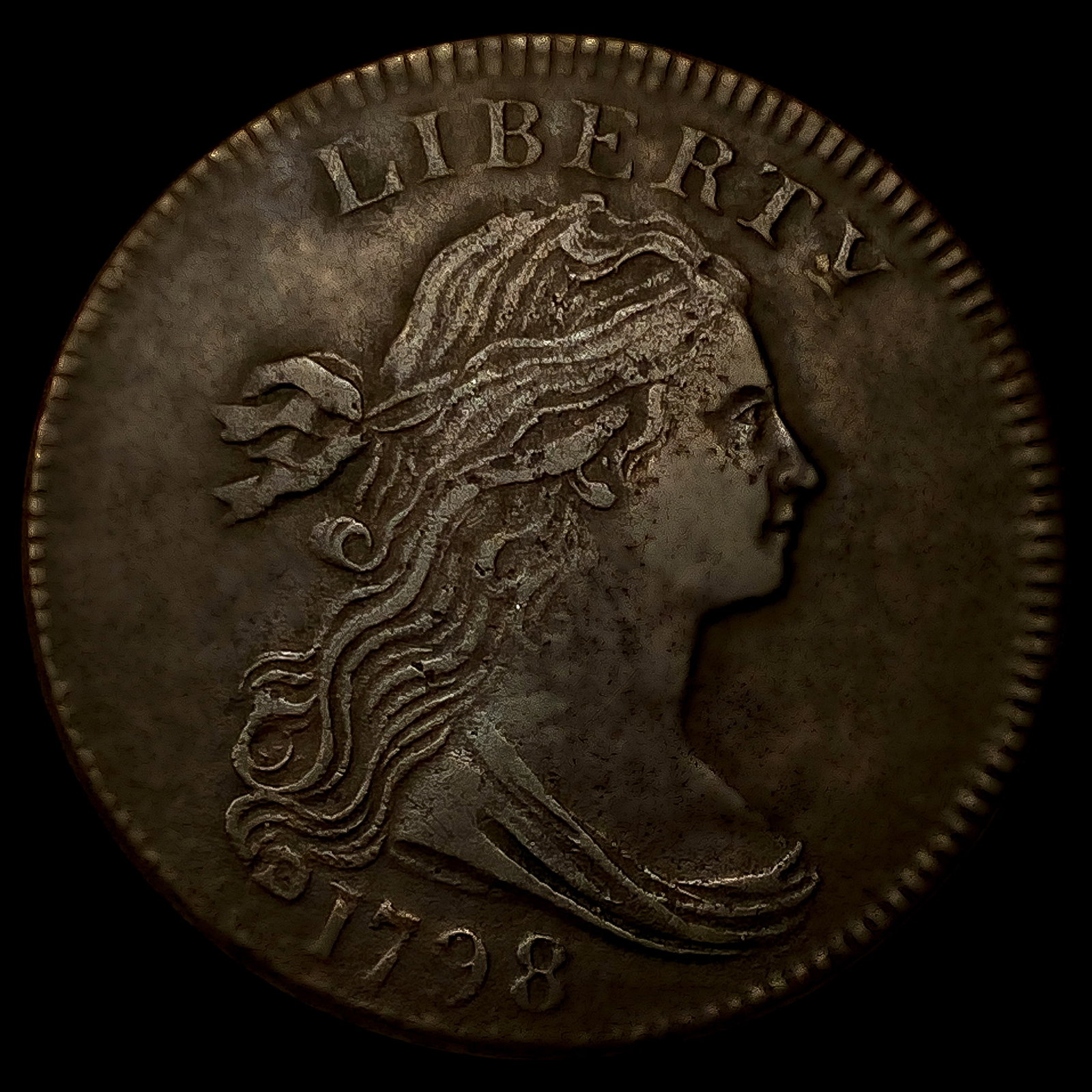 1798 Draped Bust Large Cent: 1798 Draped Bust Large Cent