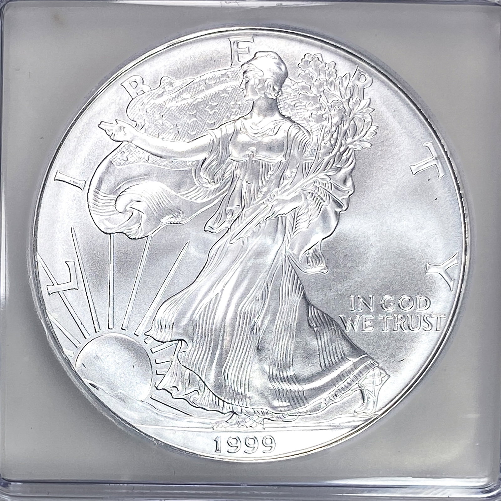 1999 Silver Eagle ICG MS70 - 3