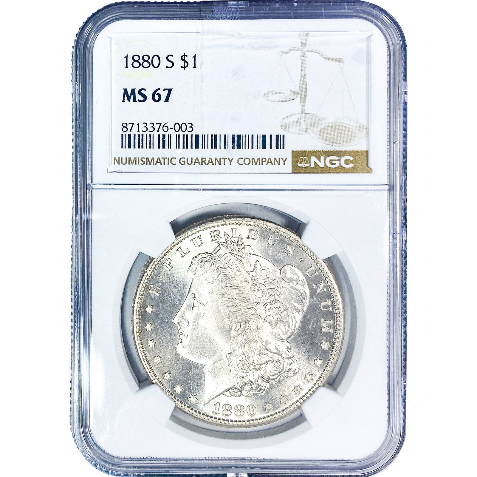 1880-S Morgan Silver Dollar NGC MS67 (1 of 4)