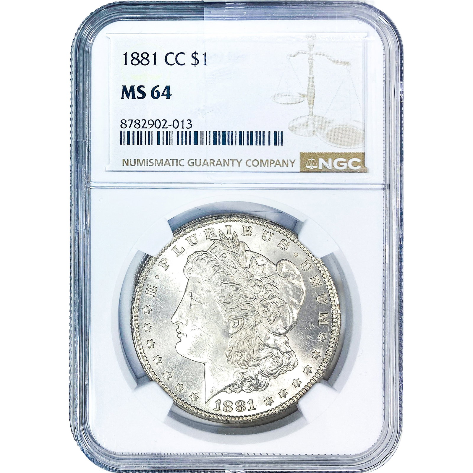 1881-CC Morgan Silver Dollar NGC MS64 (1 of 4)
