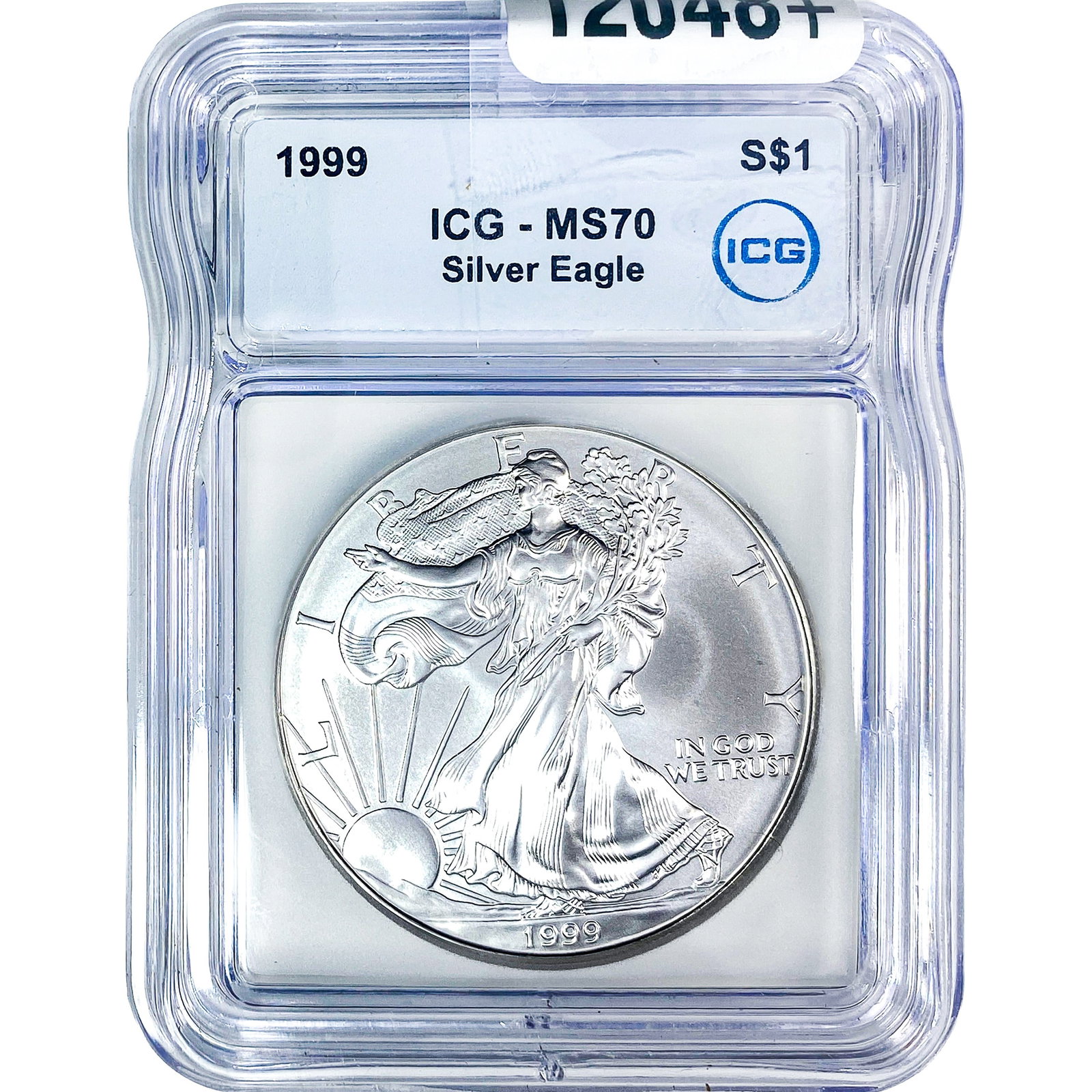 1999 Silver Eagle ICG MS70: 1999 Silver Eagle ICG MS70