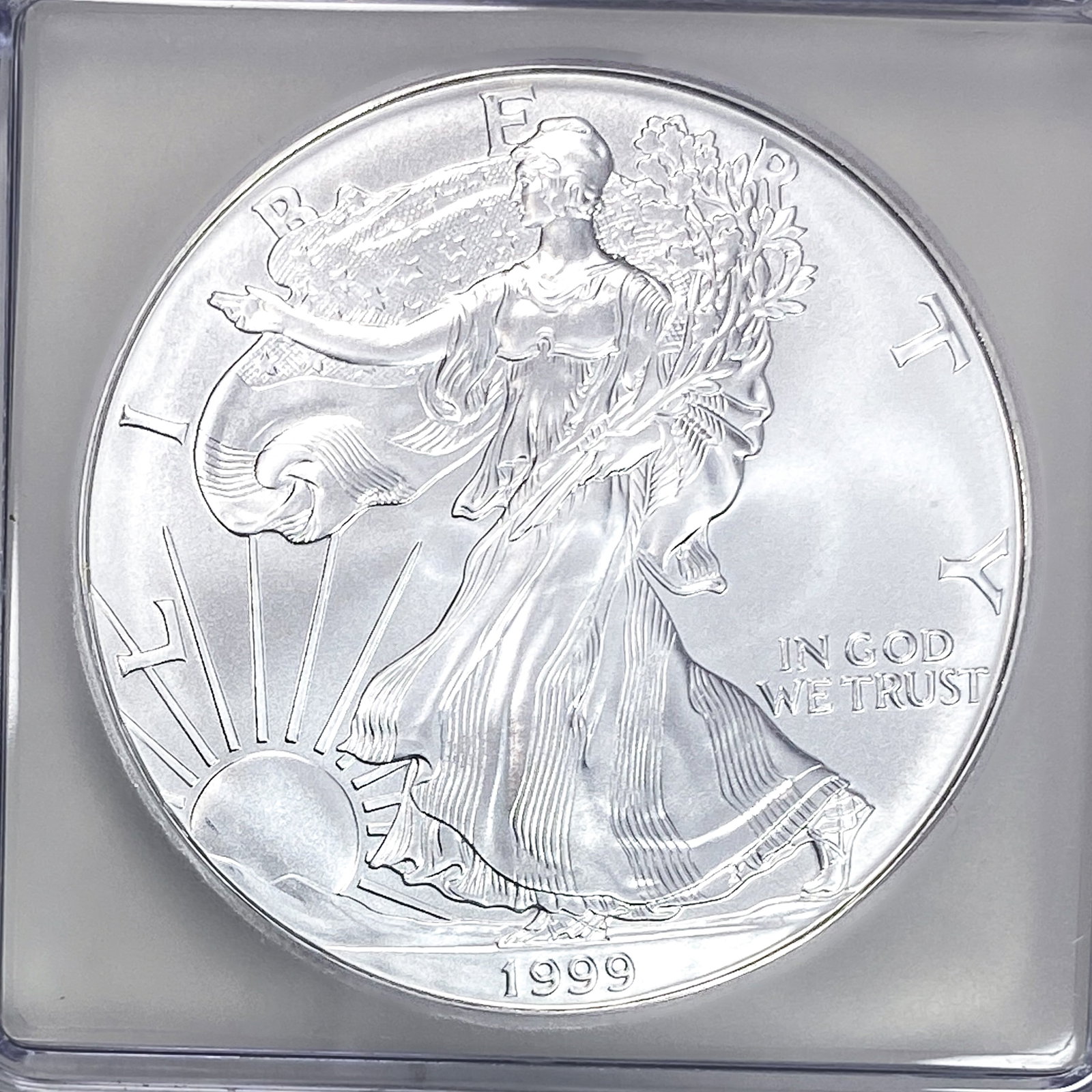 1999 Silver Eagle ICG MS70 - 3