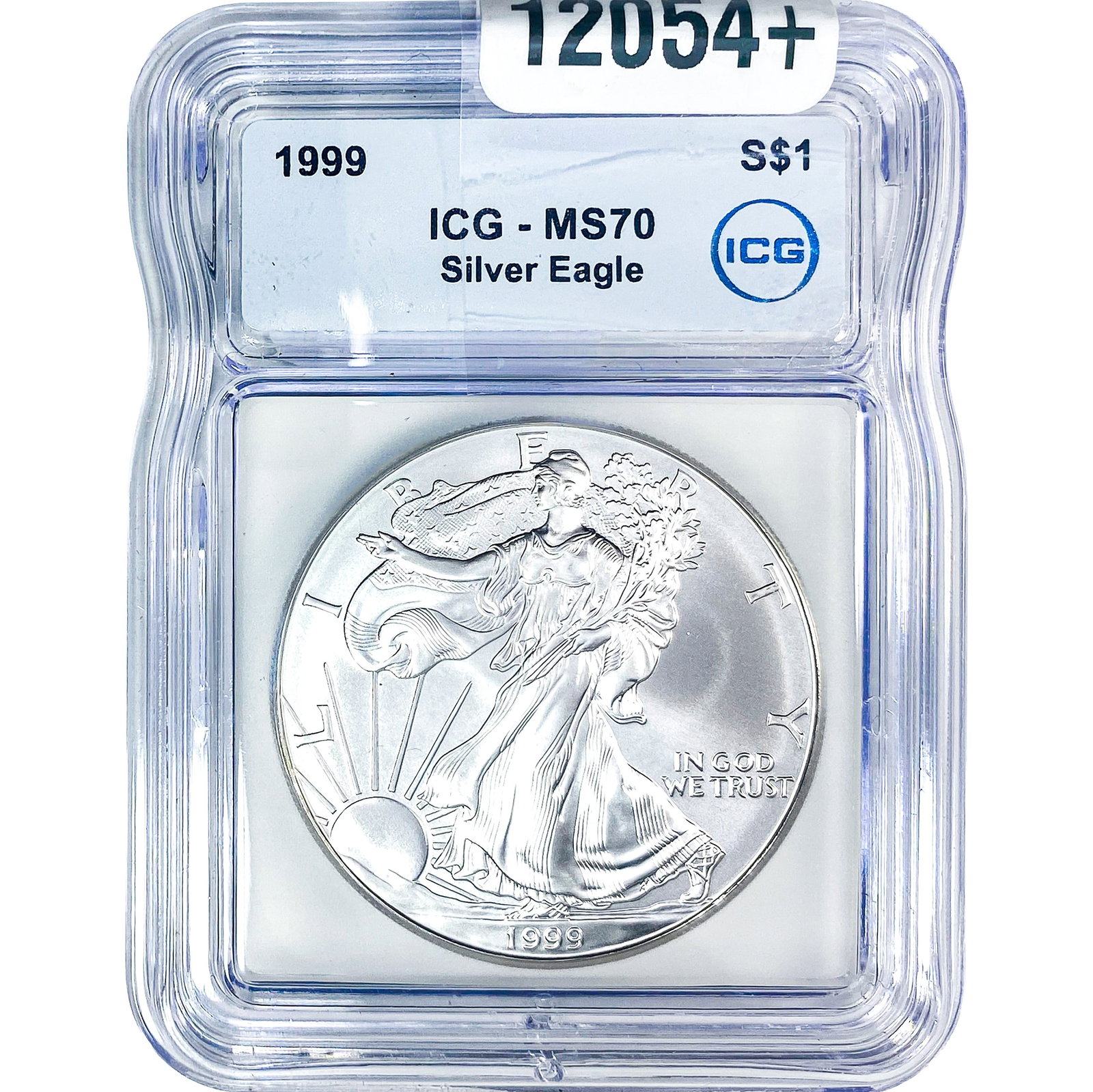 1999 Silver Eagle ICG MS70: 1999 Silver Eagle ICG MS70