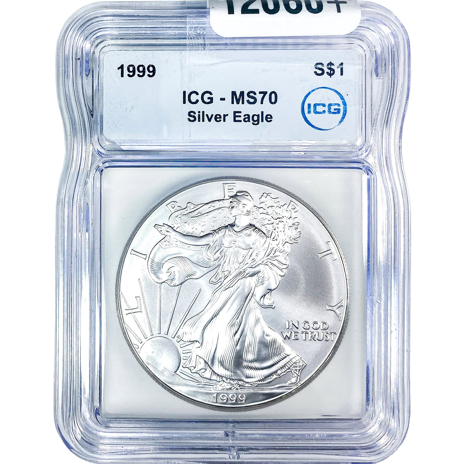 1999 Silver Eagle ICG MS70: 1999 Silver Eagle ICG MS70