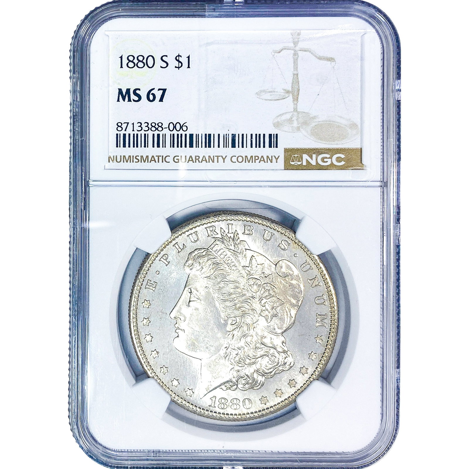 1880-S Morgan Silver Dollar NGC MS67 (1 of 4)