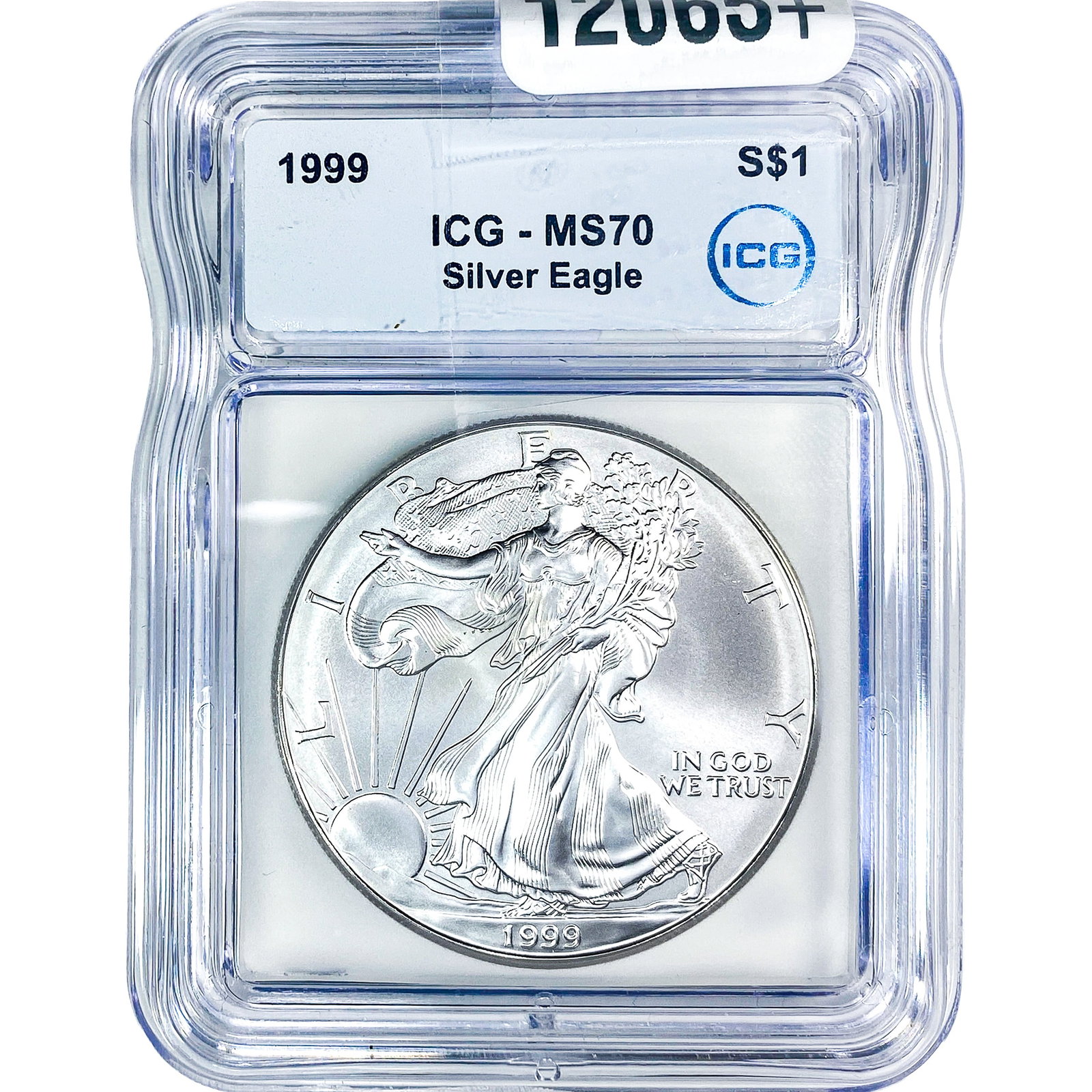 1999 Silver Eagle ICG MS70: 1999 Silver Eagle ICG MS70