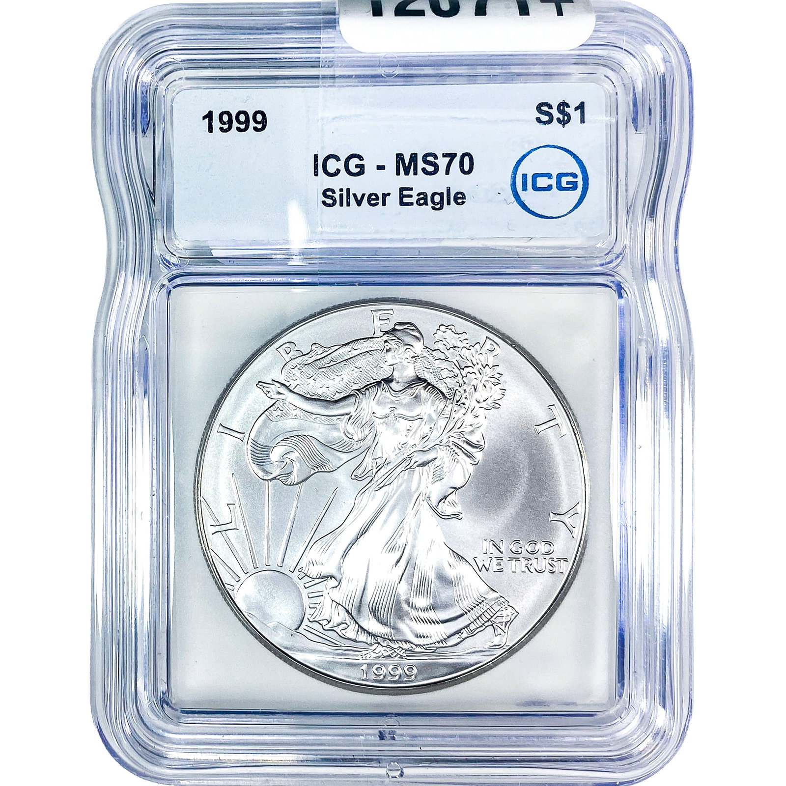 1999 Silver Eagle ICG MS70: 1999 Silver Eagle ICG MS70