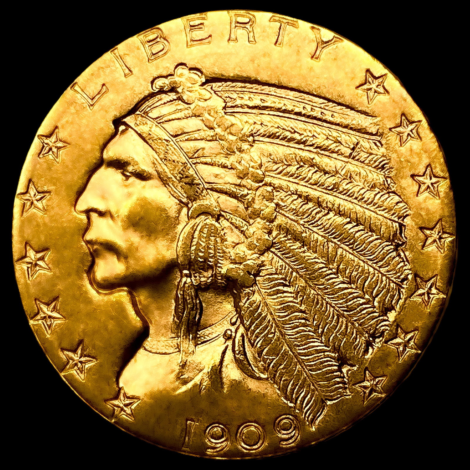 1909-D $5 Gold Half Eagle: 1909-D $5 Gold Half Eagle