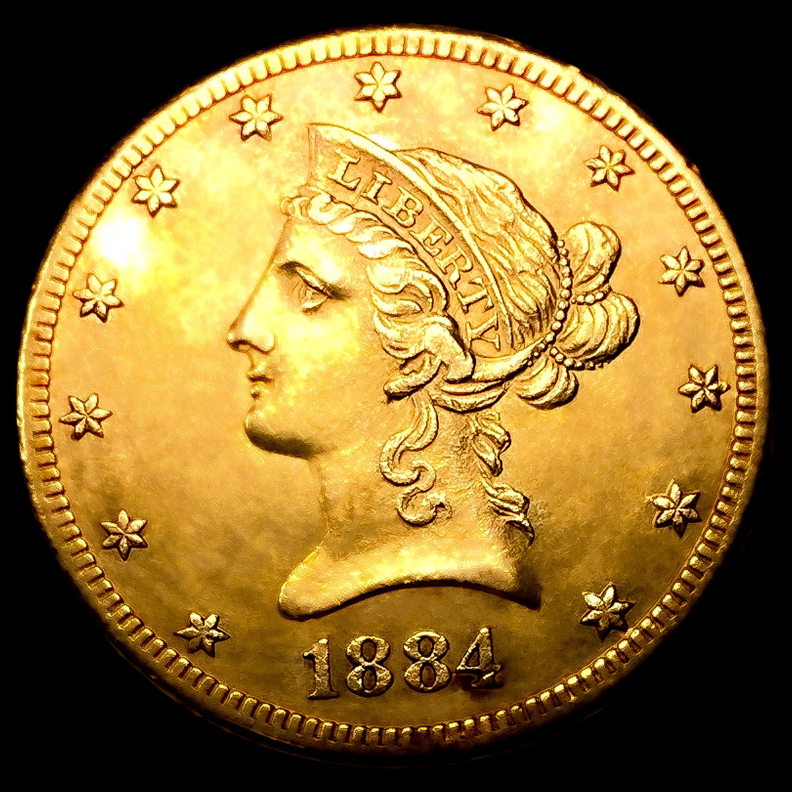 1884-CC $10 Gold Eagle: 1884-CC $10 Gold Eagle