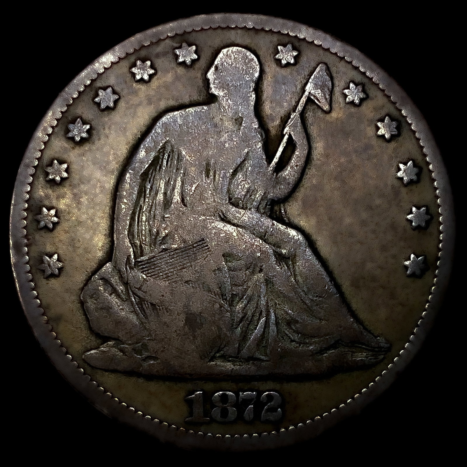 1872-CC Seated Liberty Half Dollar: 1872-CC Seated Liberty Half Dollar