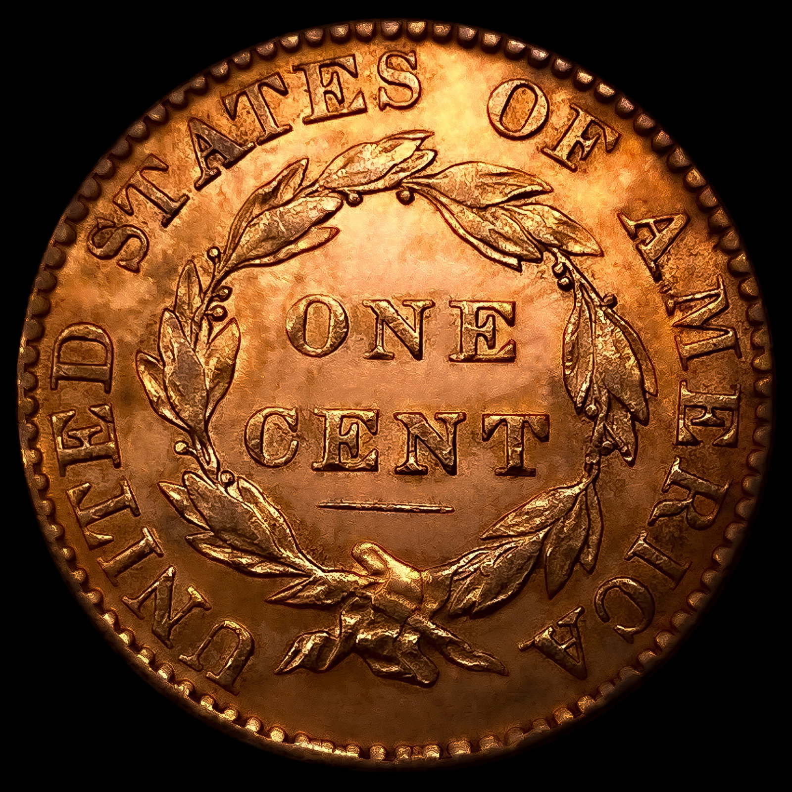 1827 Coronet Head Large Cent - 2