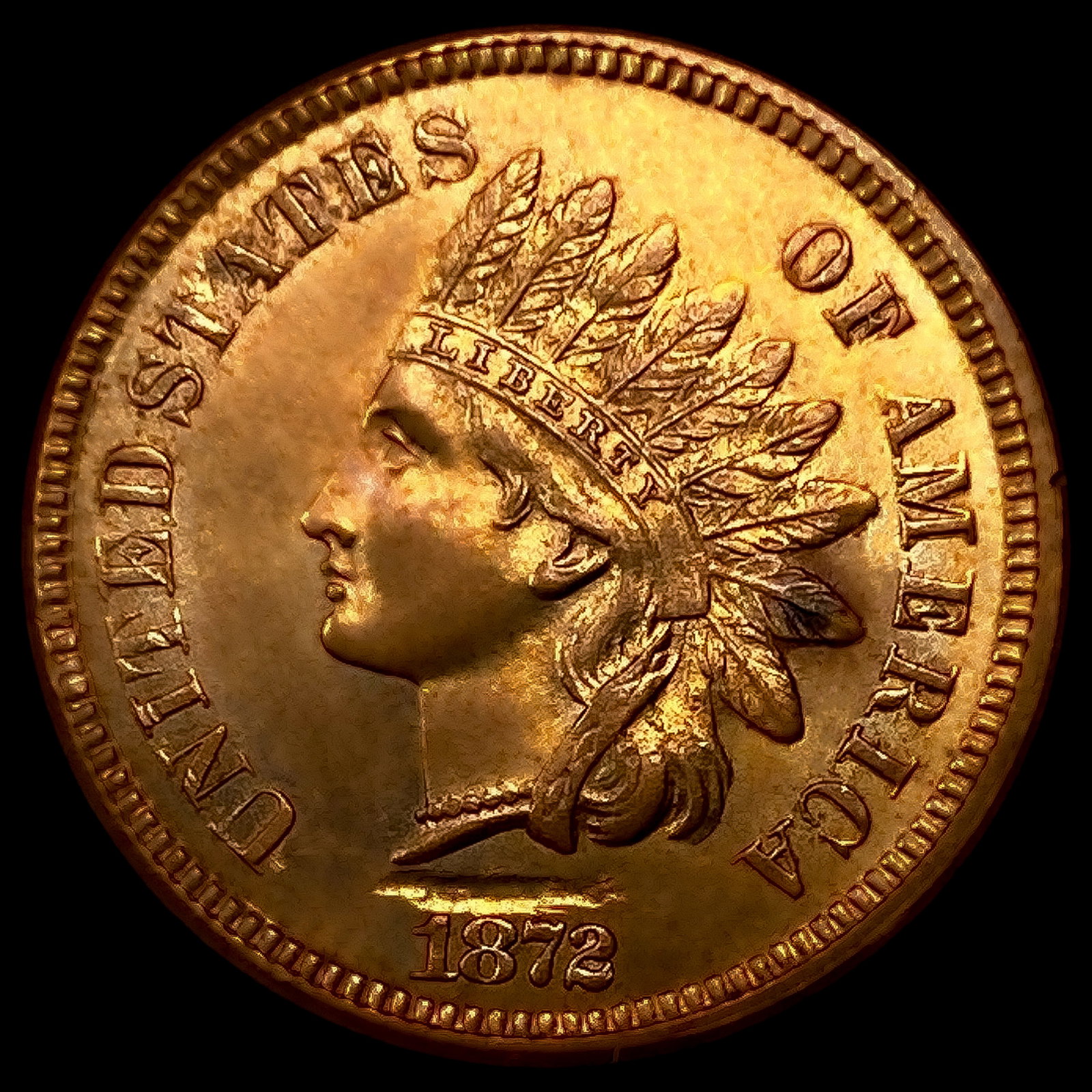 1872 Indian Head Cent: 1872 Indian Head Cent
