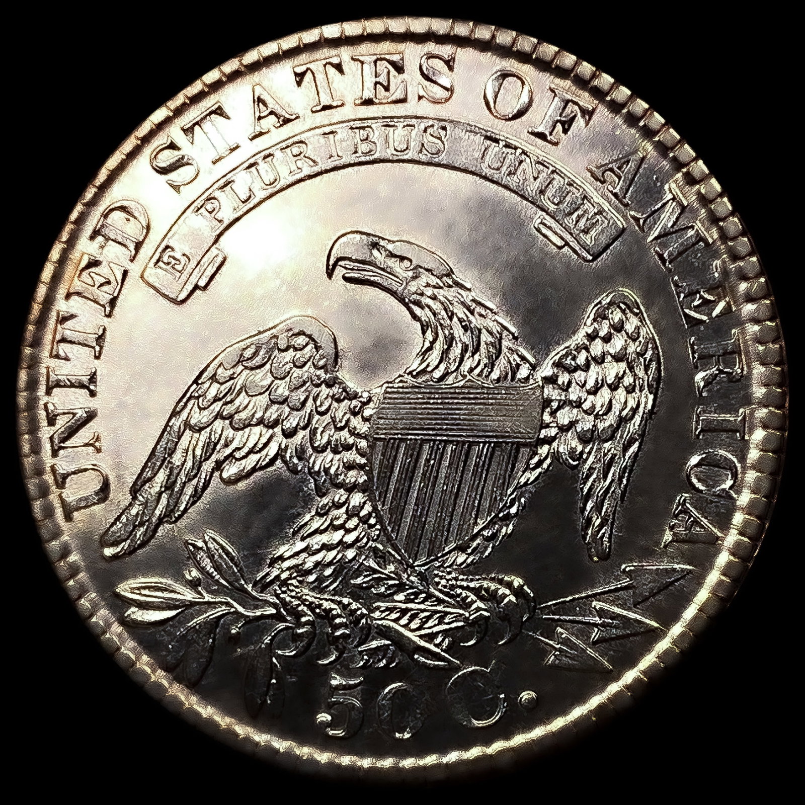 1829/7 Capped Bust Half Dollar - 2