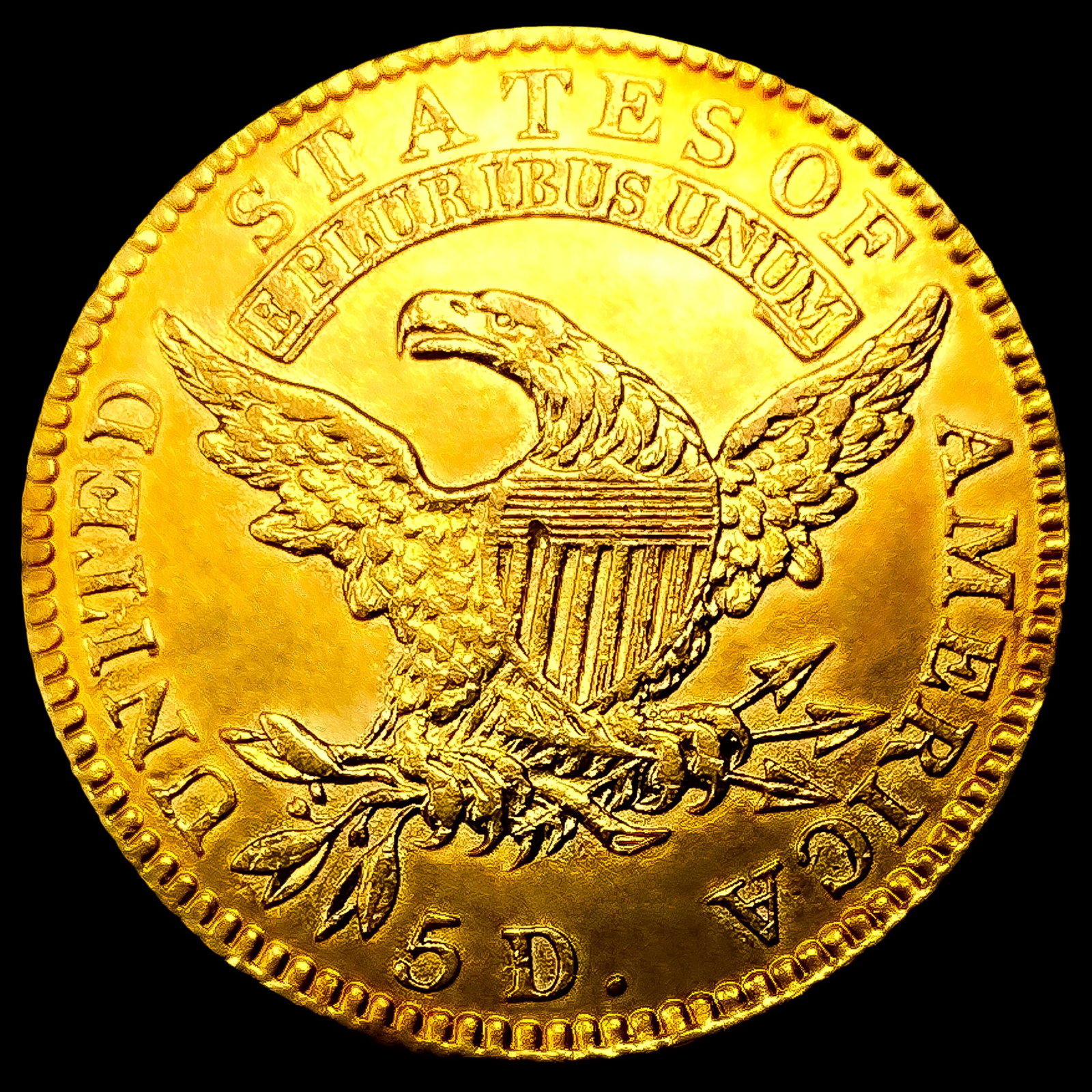 1818 $5 Gold Half Eagle - 2