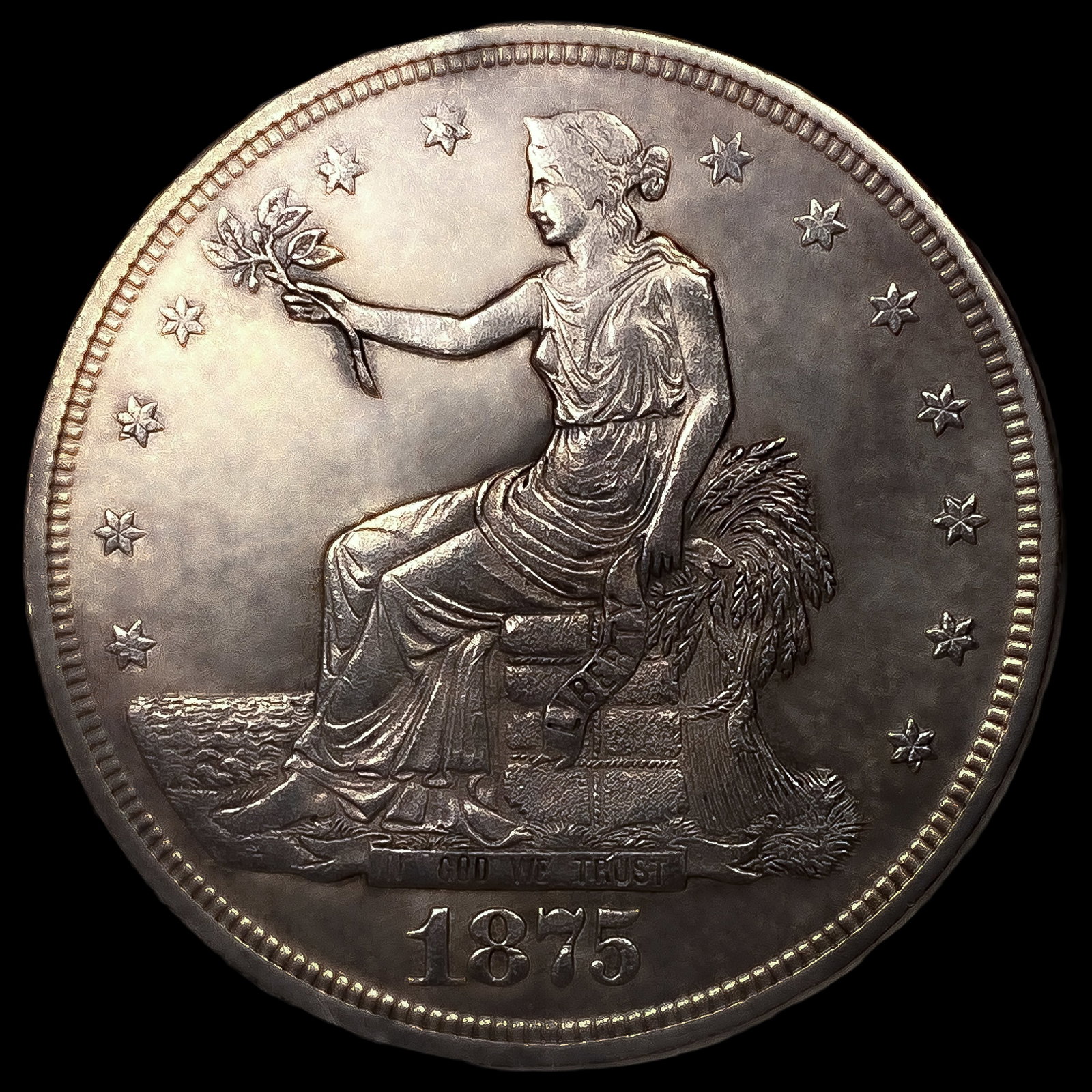 1875-CC Silver Trade Dollar: 1875-CC Silver Trade Dollar