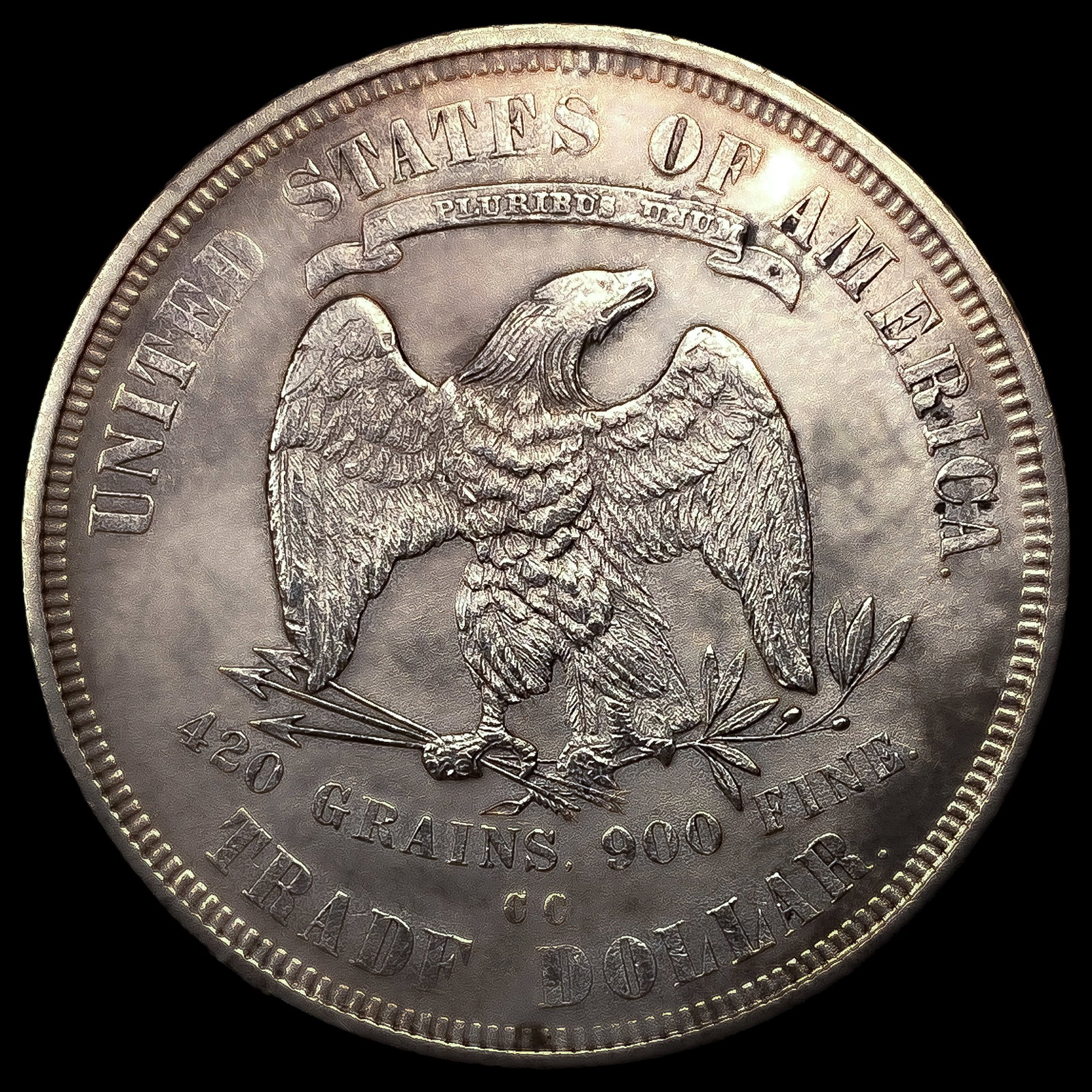 1875-CC Silver Trade Dollar - 2