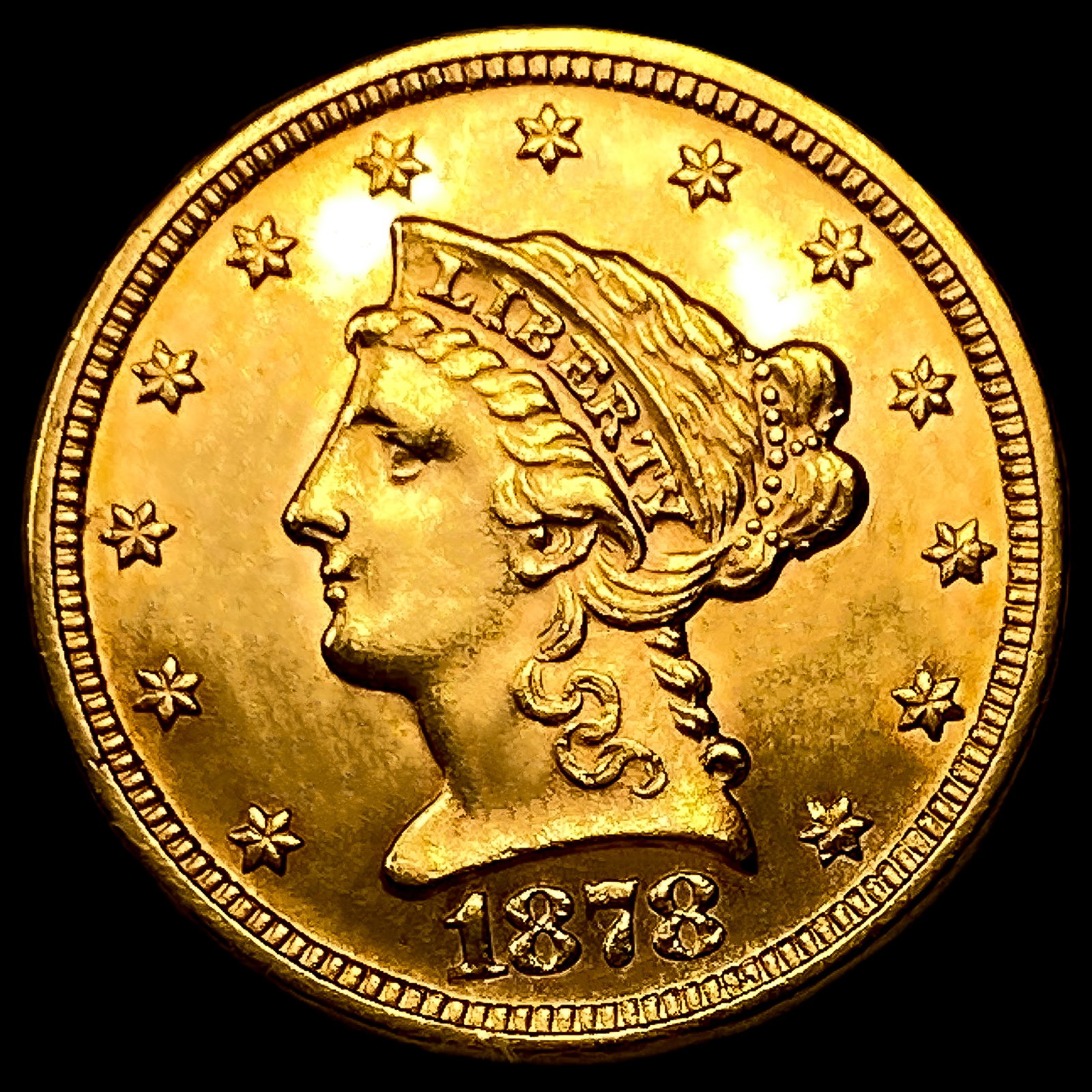1878 $2.50 Gold Quarter Eagle: 1878 $2.50 Gold Quarter Eagle