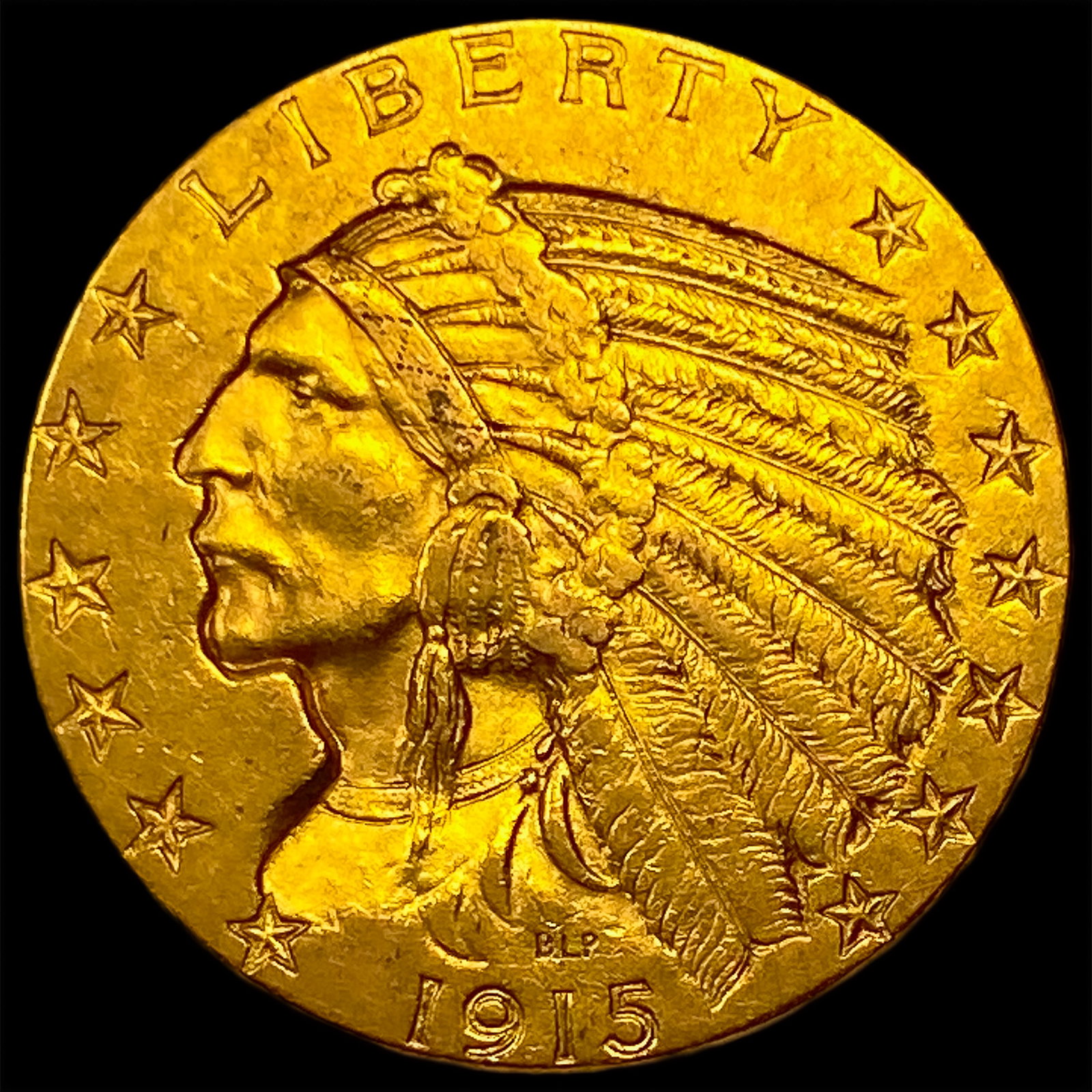 1915 $5 Gold Half Eagle: 1915 $5 Gold Half Eagle