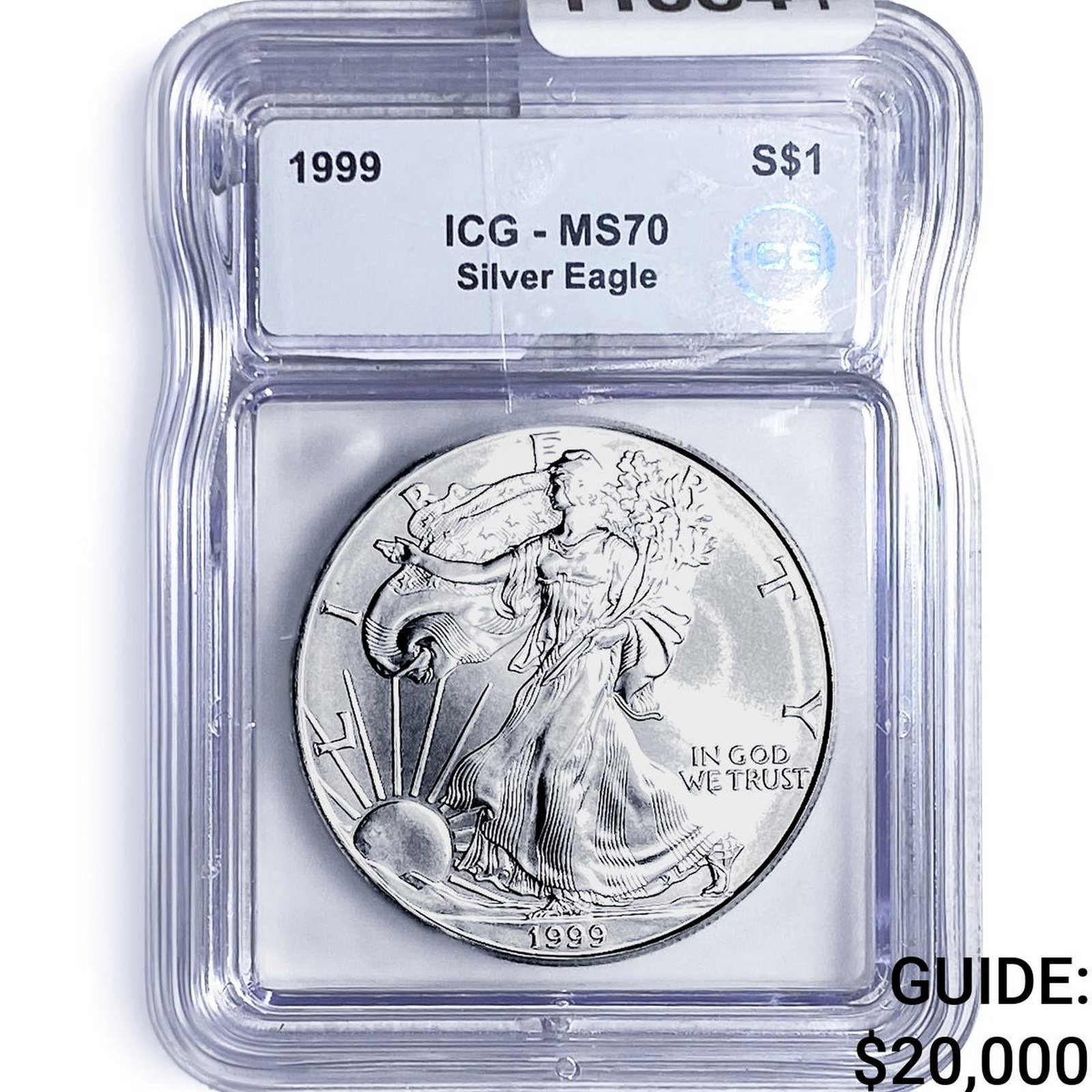 1999 Silver Eagle ICG MS70: 1999 Silver Eagle ICG MS70