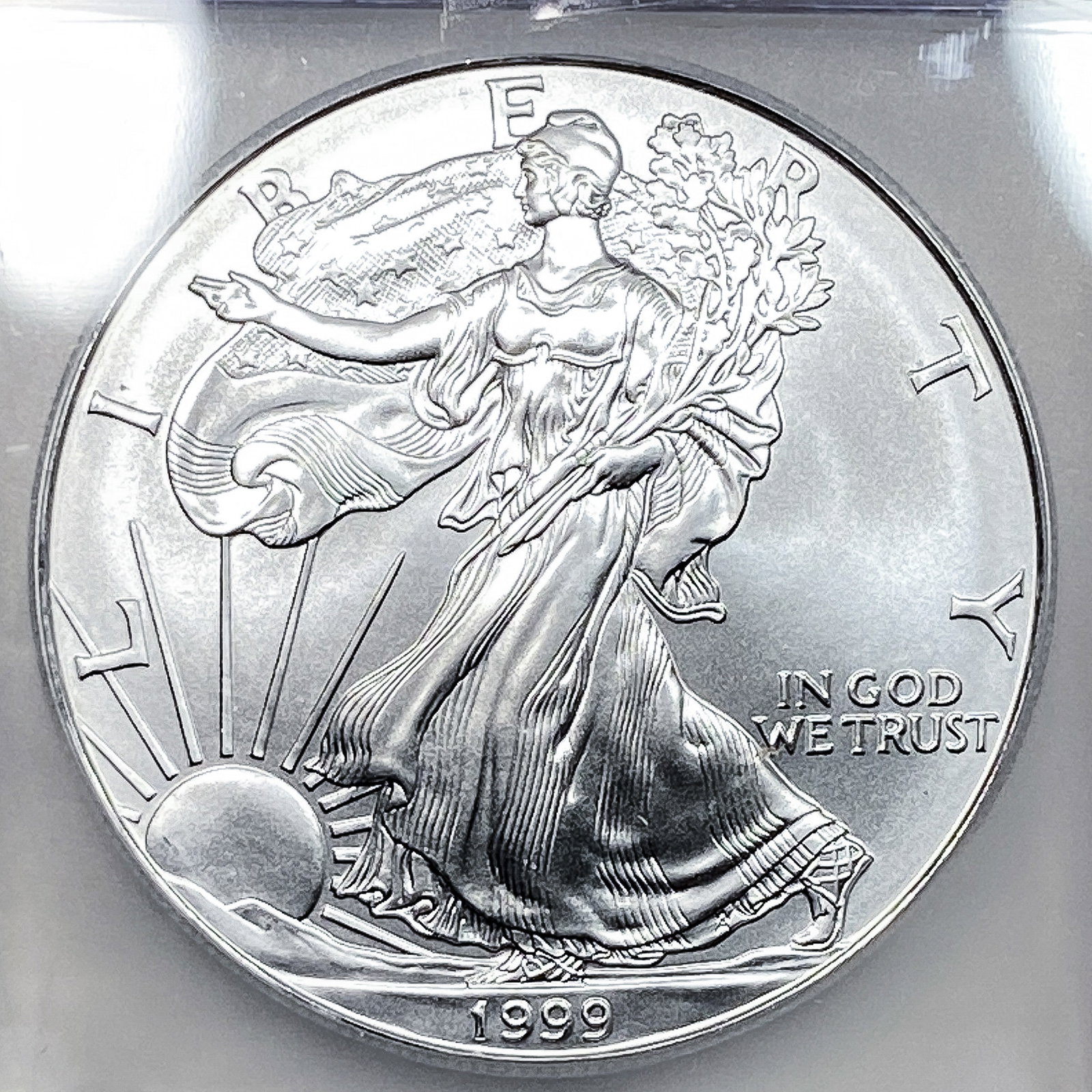 1999 Silver Eagle ICG MS70 - 3