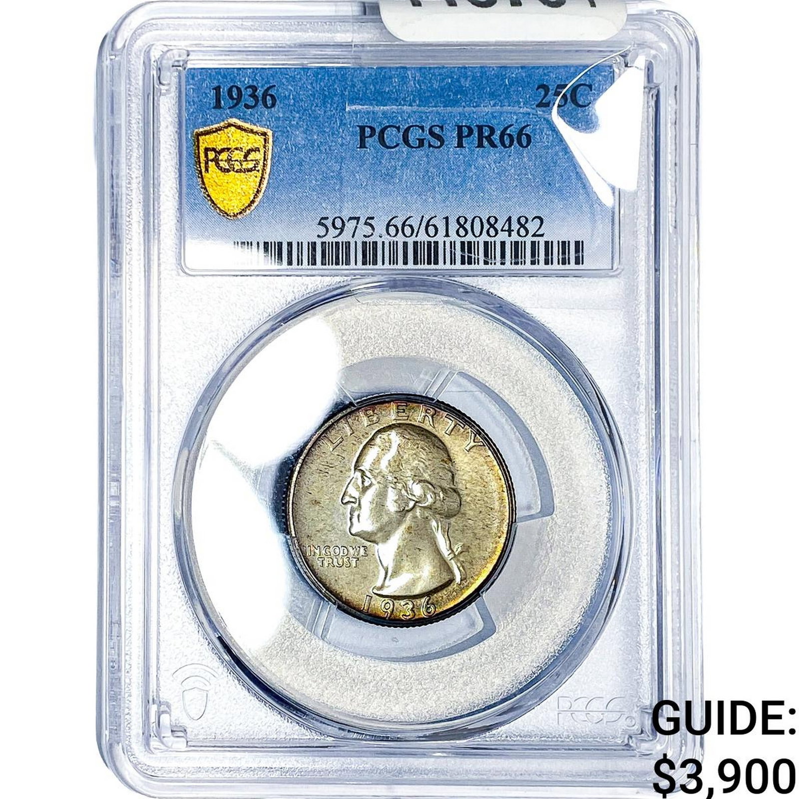 1936 Washington Silver Quarter PCGS PR66 (1 of 4)
