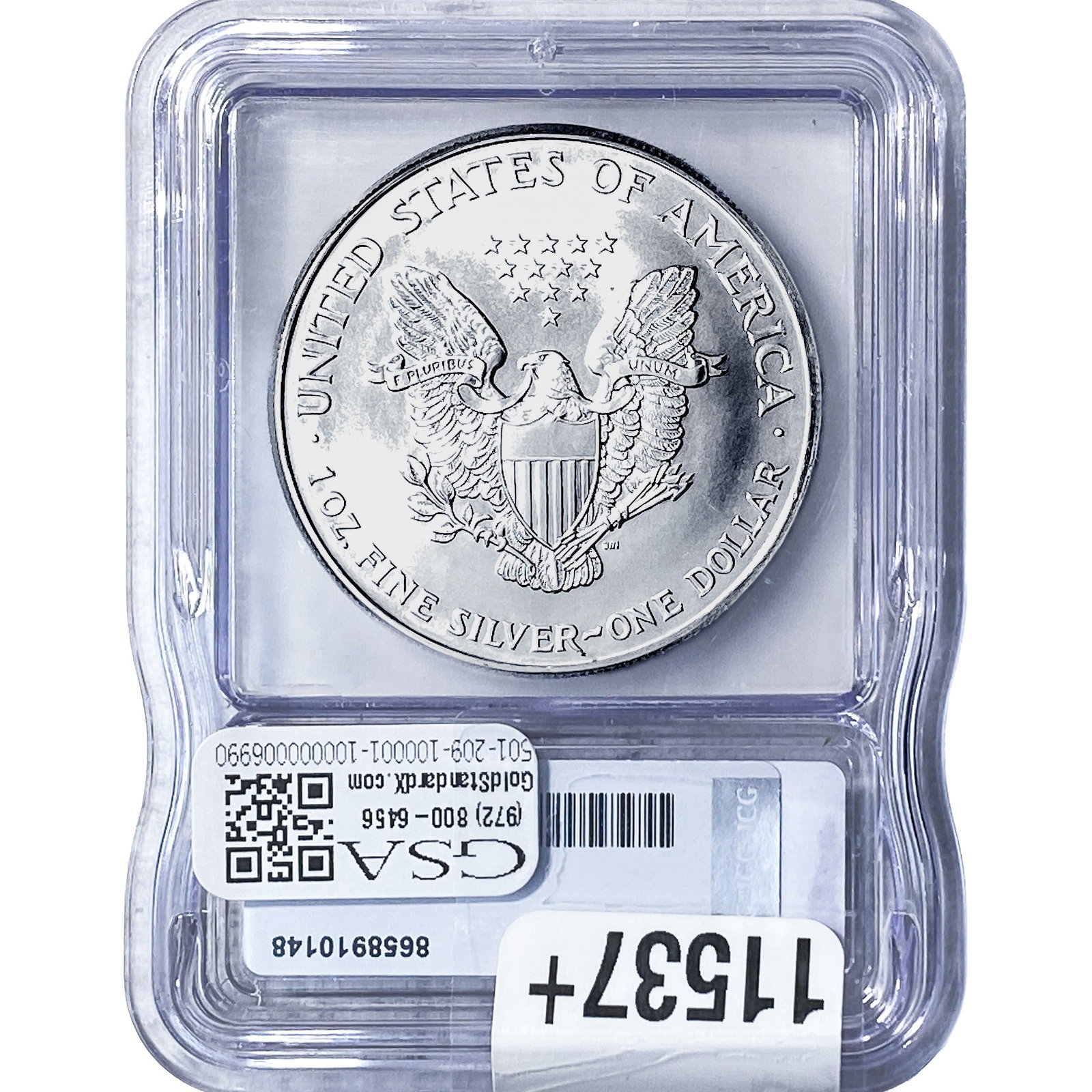 1999 Silver Eagle ICG MS70 - 2
