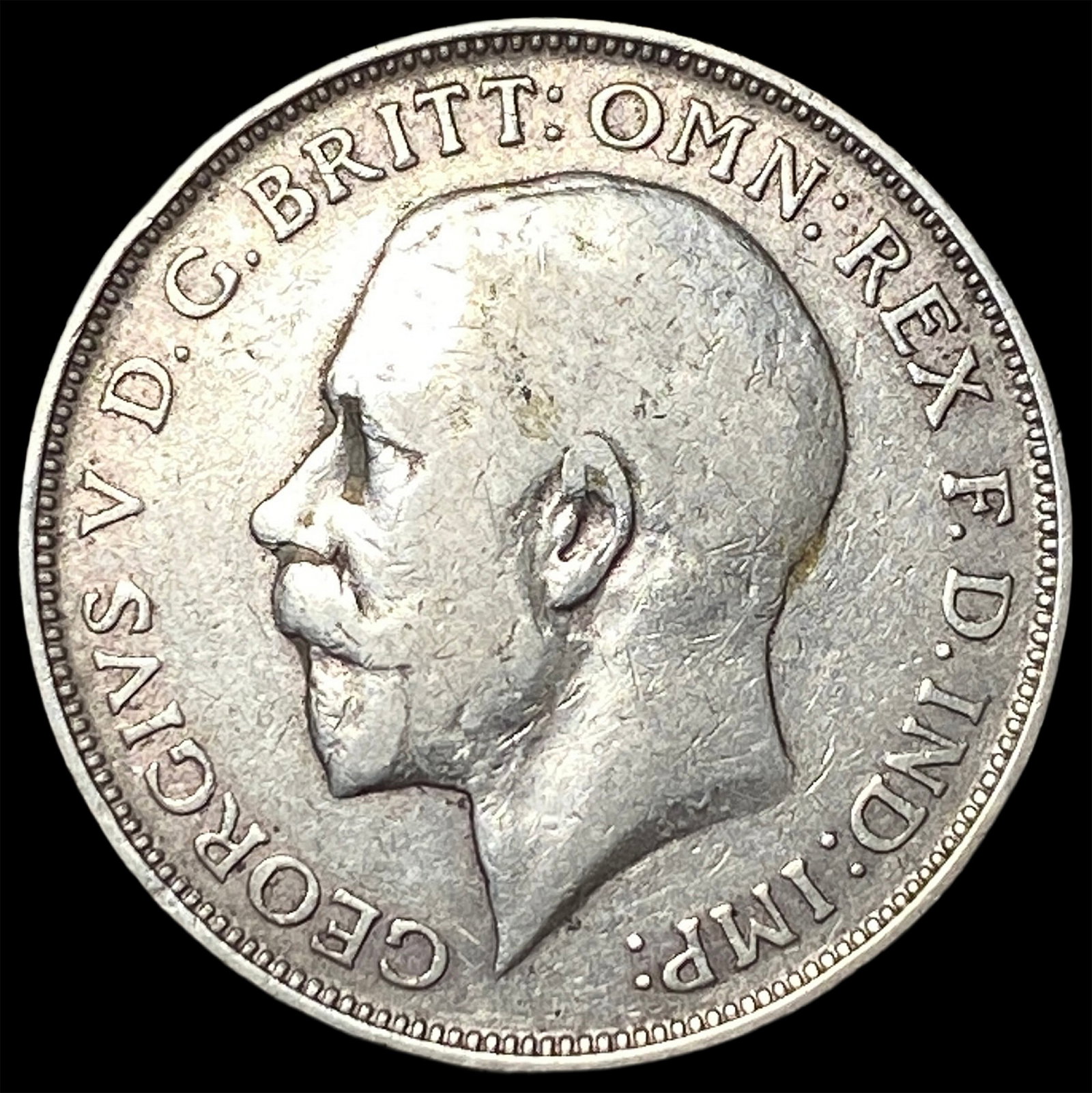 1913 Great Britain Silver 1 Florin: 1913 Great Britain Silver 1 Florin
