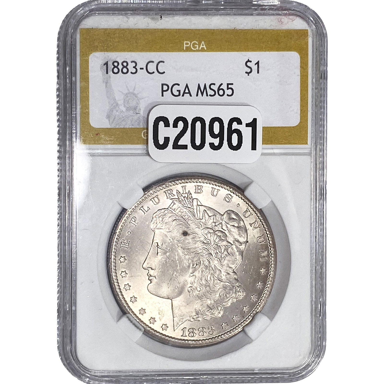 1883-CC Morgan Silver Dollar PGA MS65 (1 of 2)