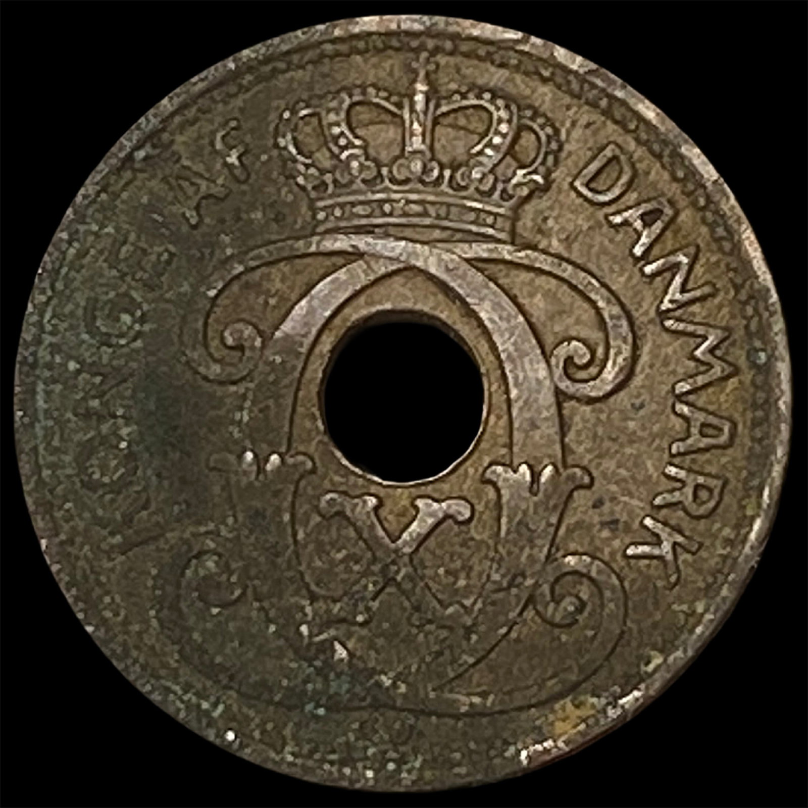 1937 Nenmark Bronze 1 Ore: 1937 Nenmark Bronze 1 Ore