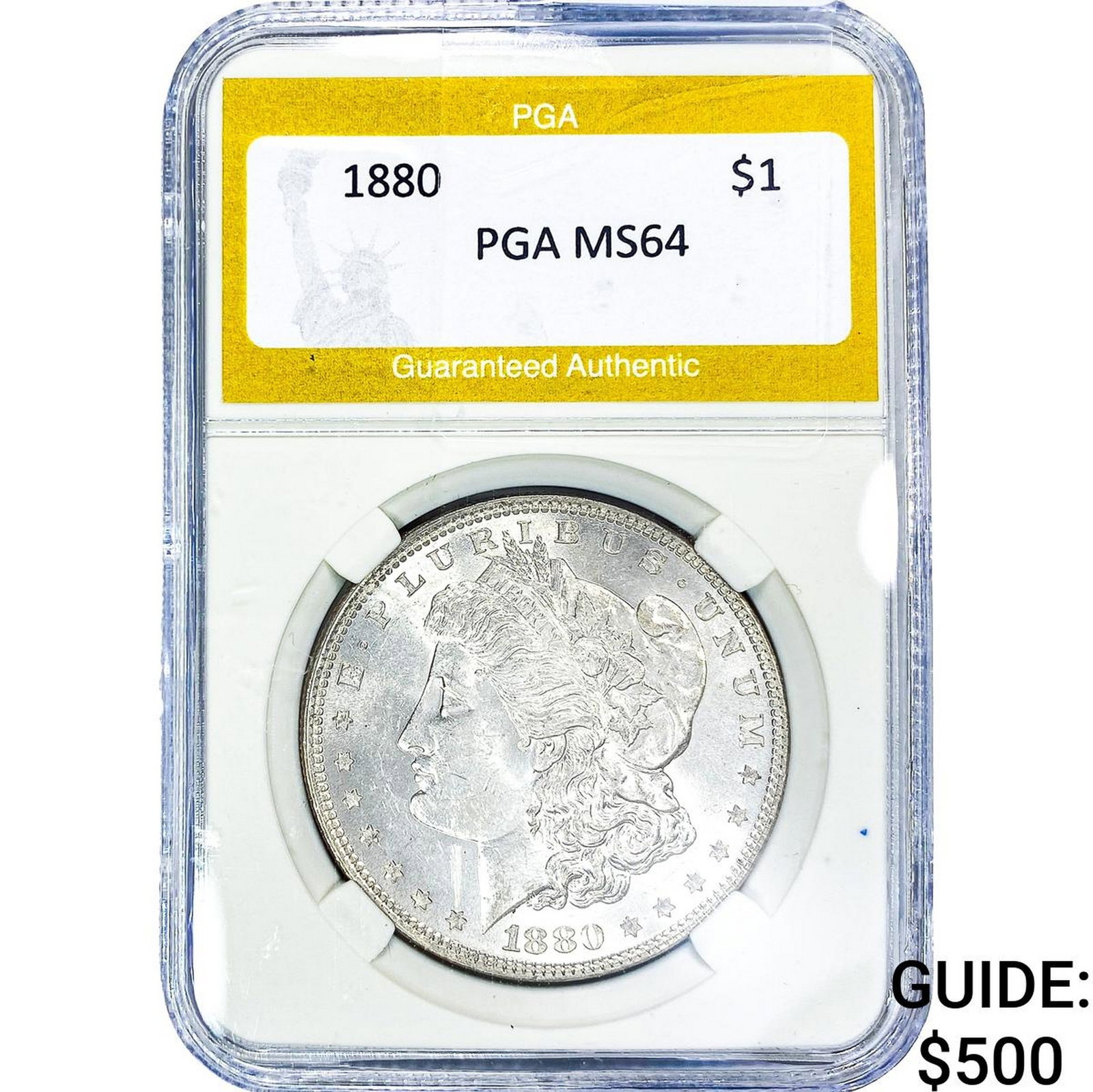 1880 Morgan Silver Dollar PGA MS64 (1 of 2)