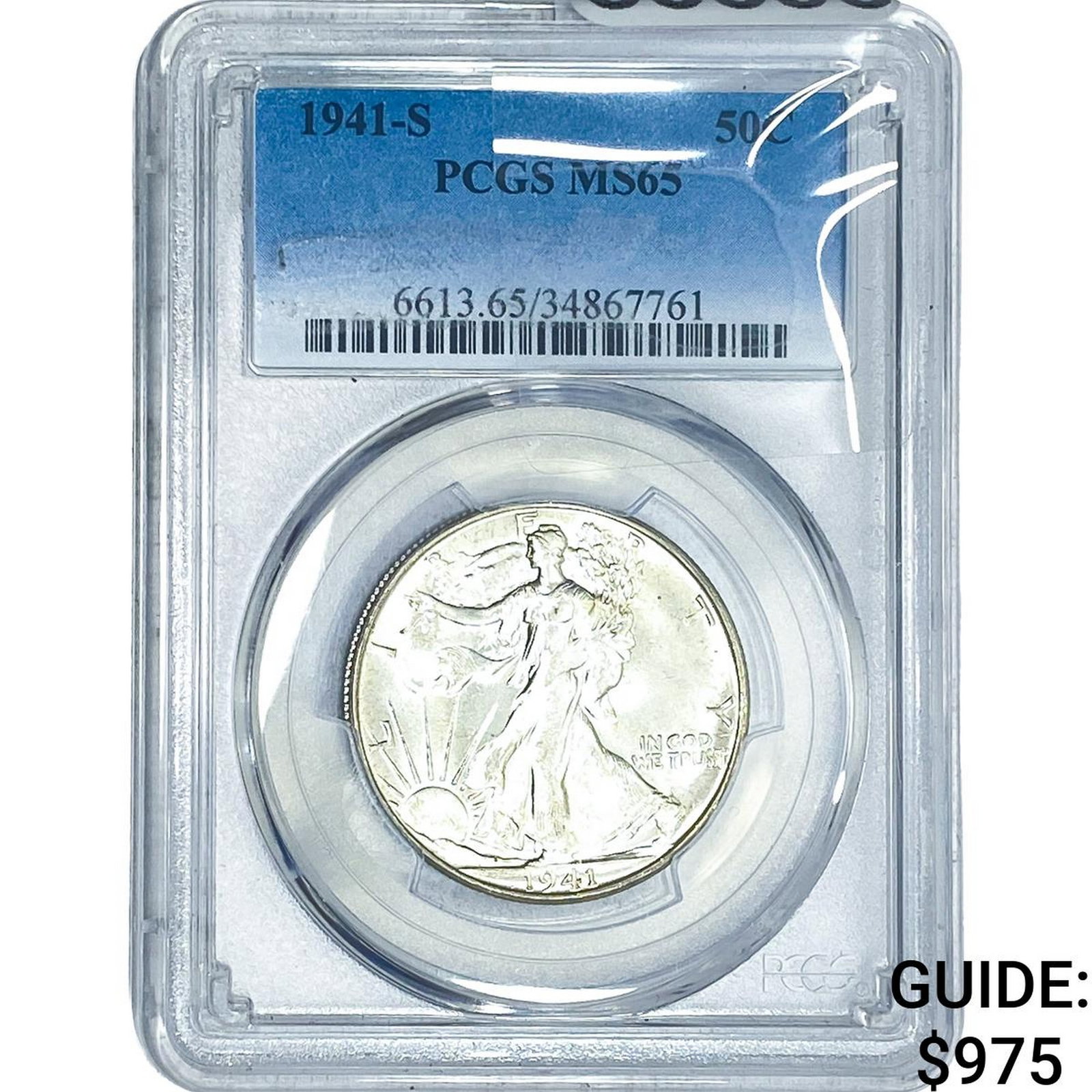 1941-S Walking Liberty Half Dollar PCGS MS65 (1 of 2)