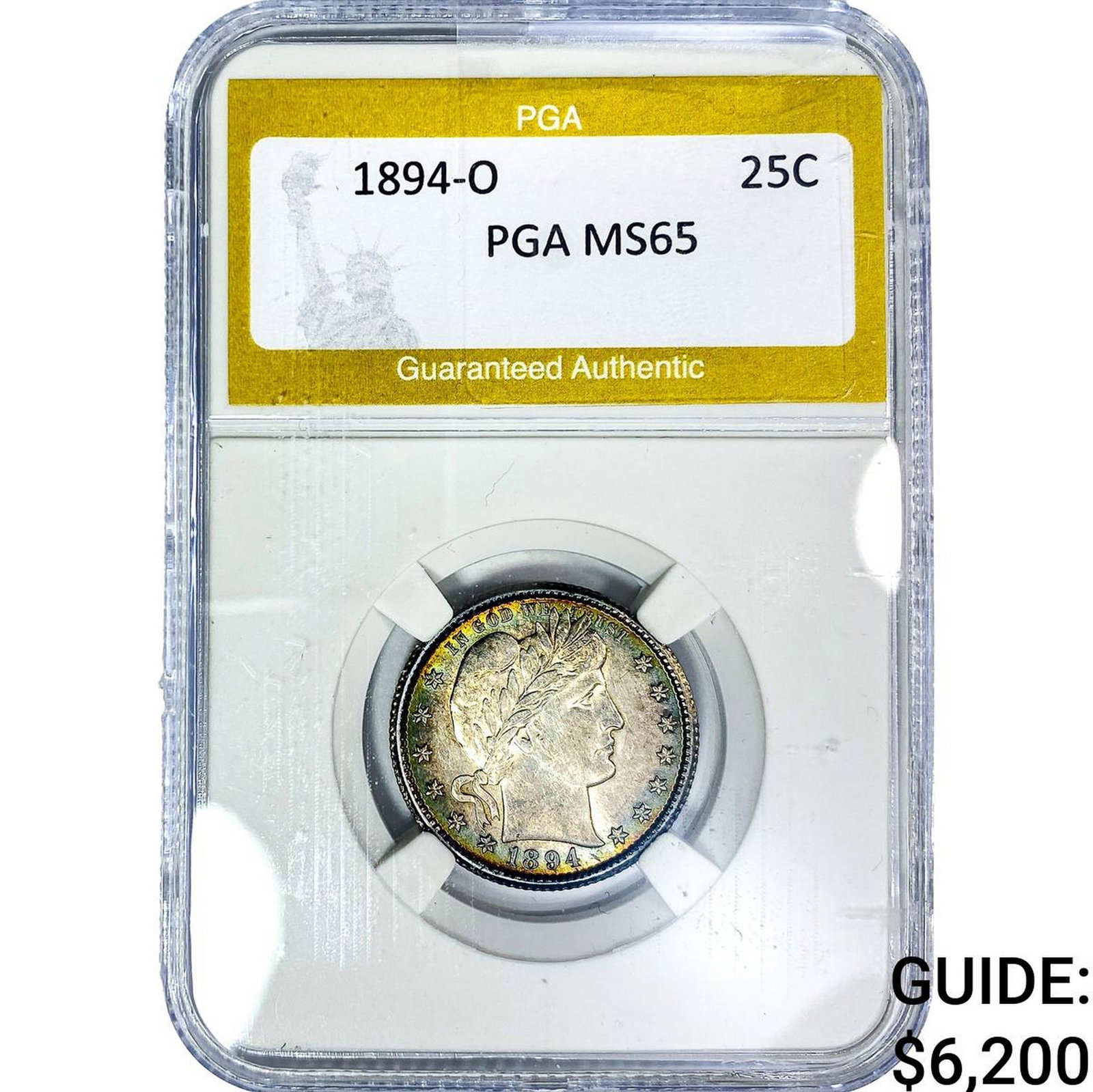 1894-O Barber Quarter PGA MS65 (1 of 2)