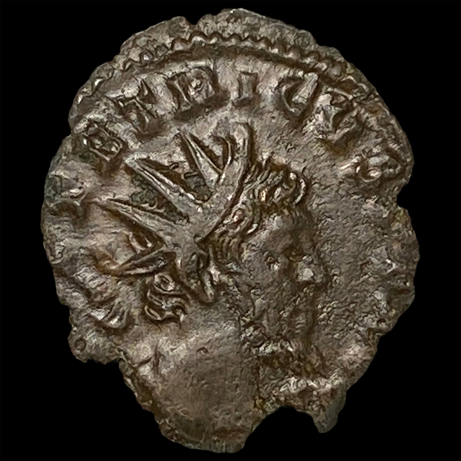 Roman Tetricus I 270-273 AD Bronze Antoninianus (1 of 2)