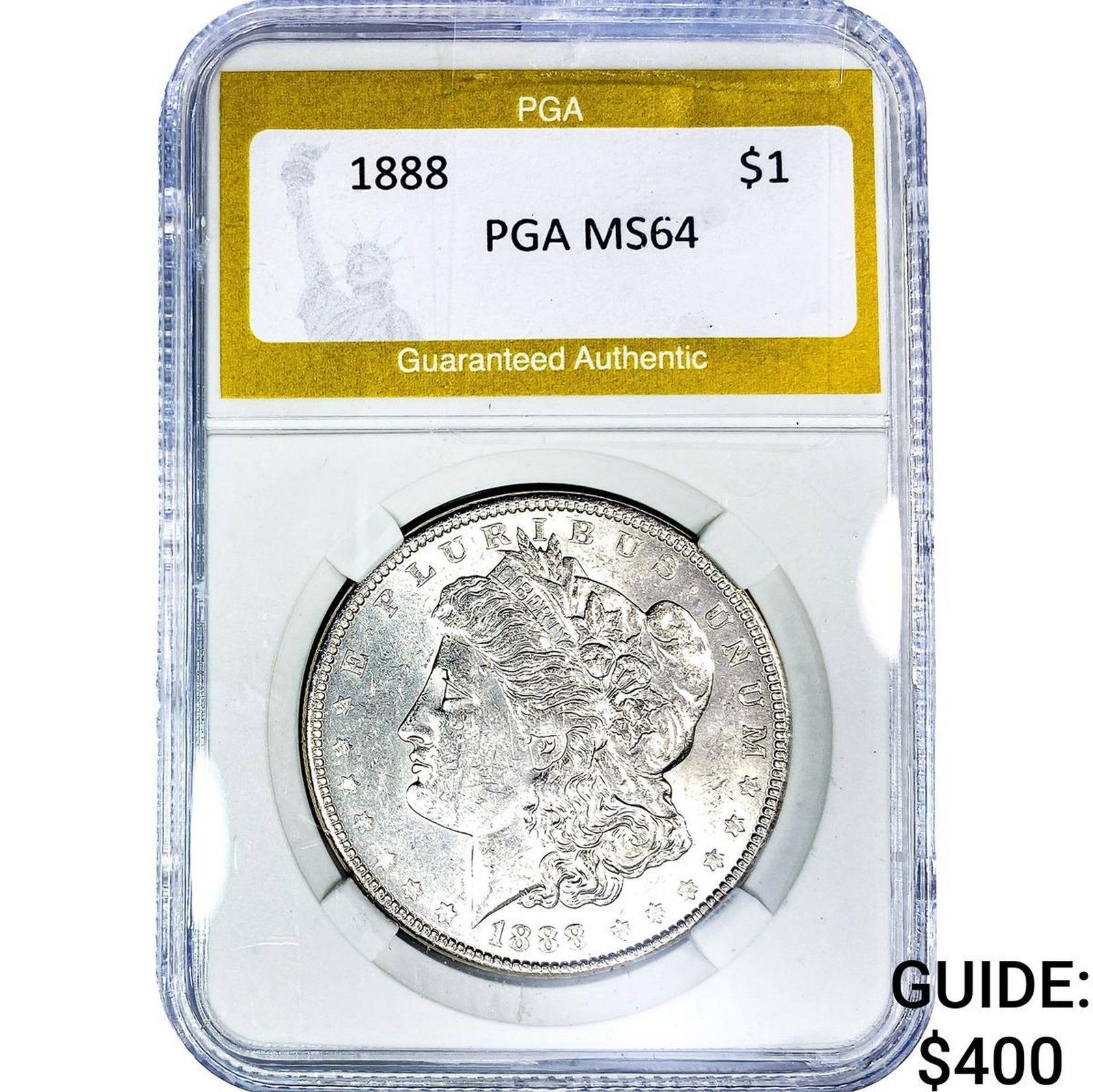 1888 Morgan Silver Dollar PGA MS64: 1888 Morgan Silver Dollar PGA MS64