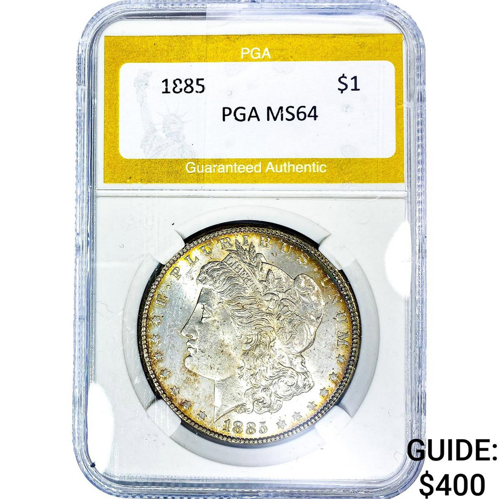 1885 Morgan Silver Dollar PGA MS64: 1885 Morgan Silver Dollar PGA MS64
