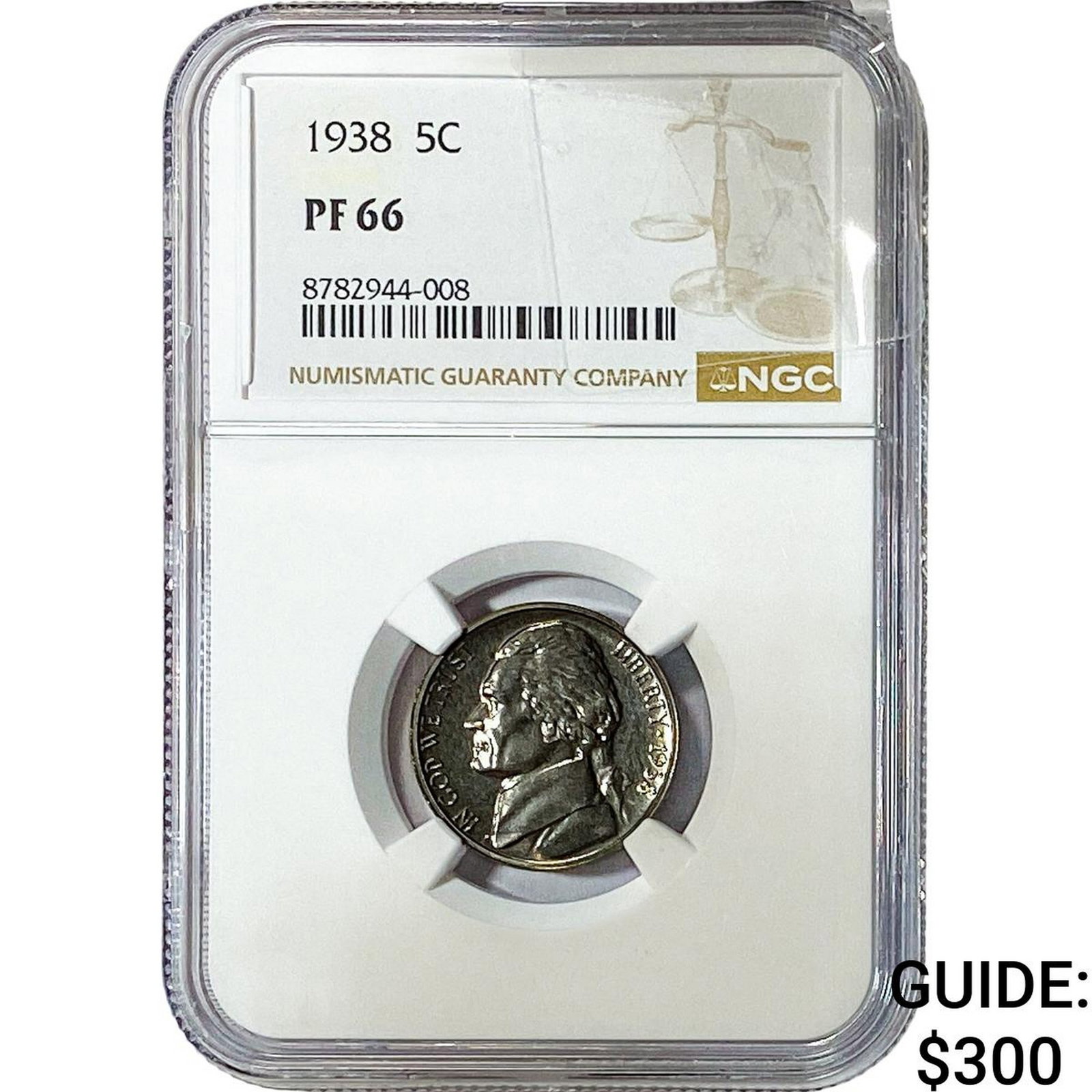 1838 Jefferson Nickel NGC PF66 (1 of 2)