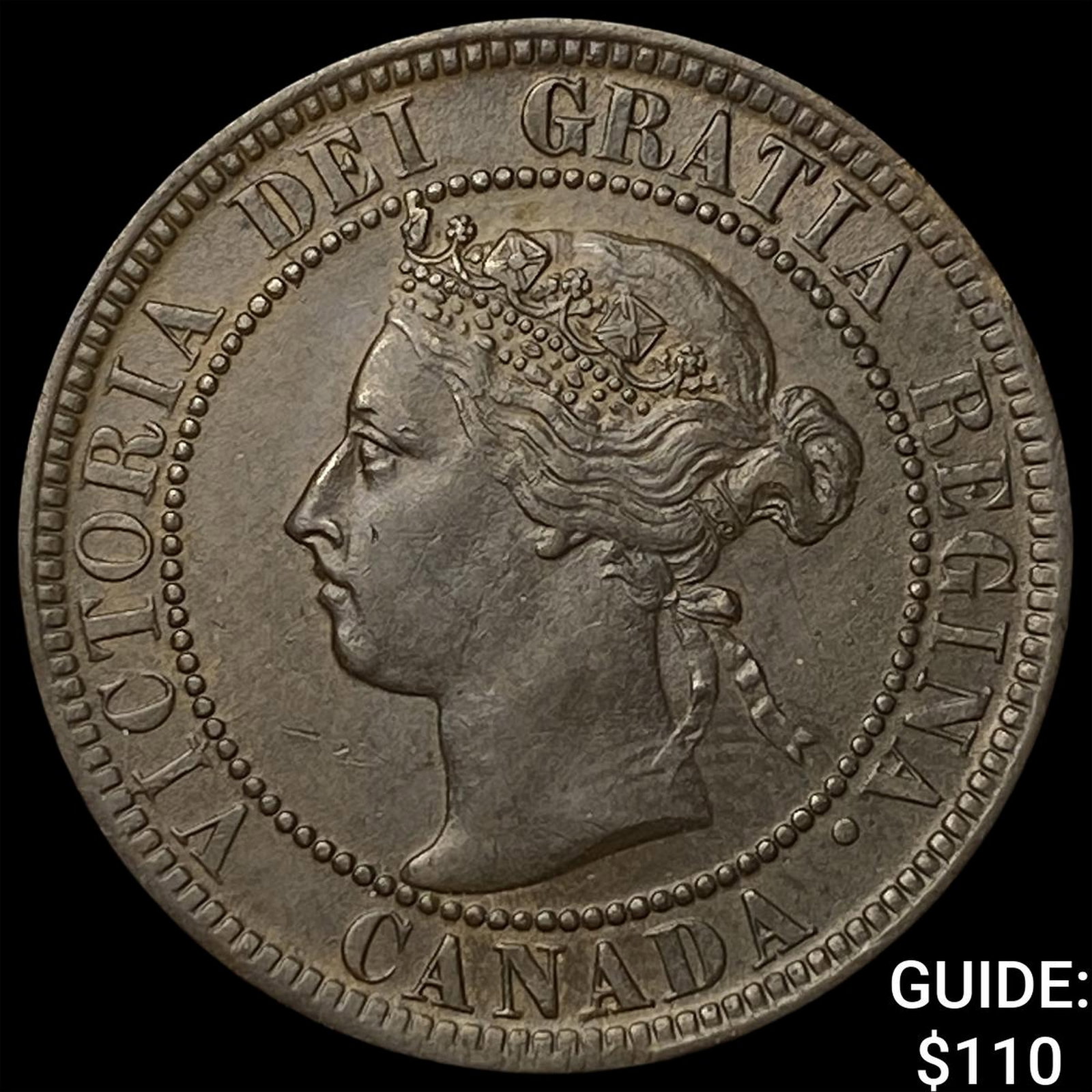1900 Canada Bronze 1 Cent: 1900 Canada Bronze 1 Cent