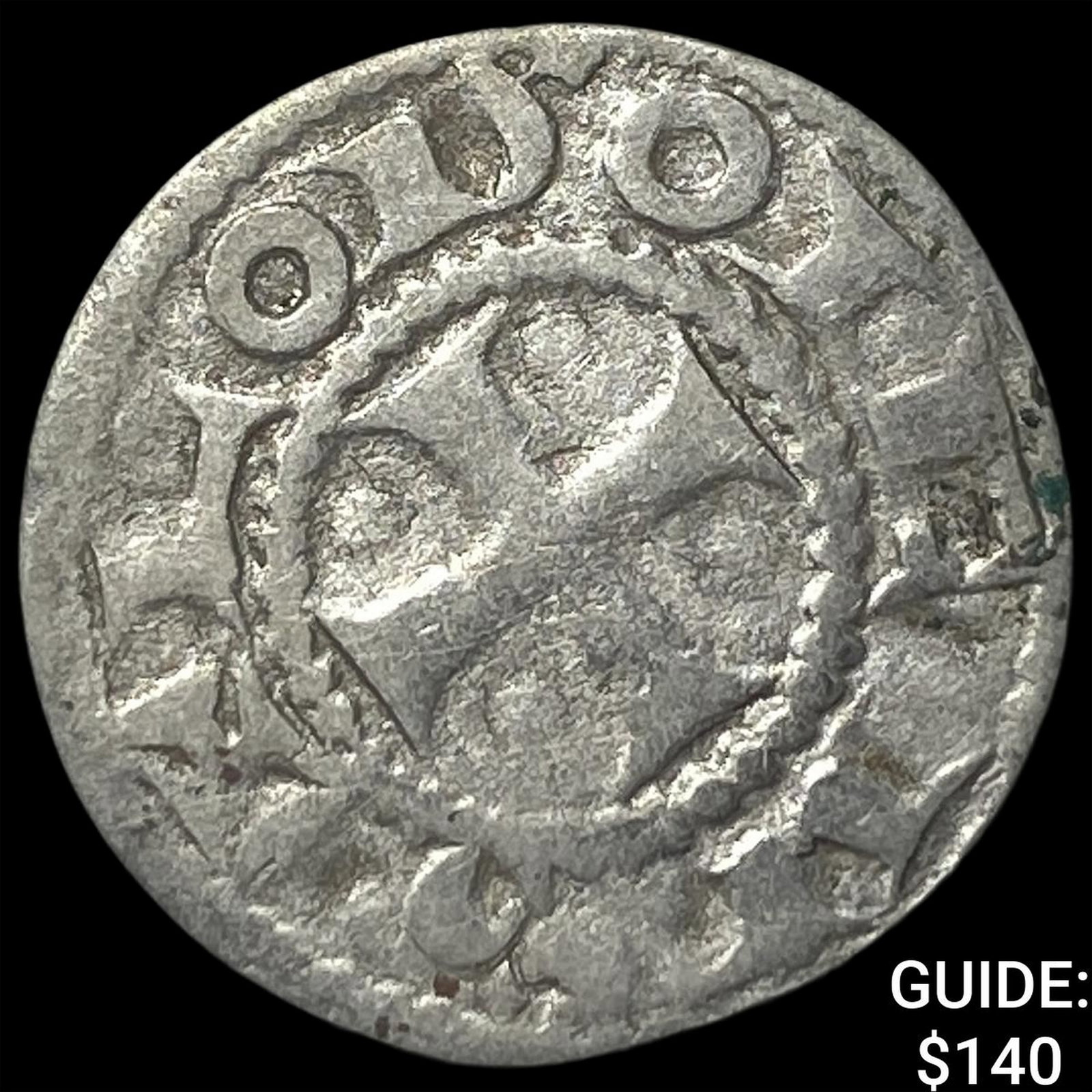 1000-1200 France Angouleme Anon. Silver Denier (1 of 2)