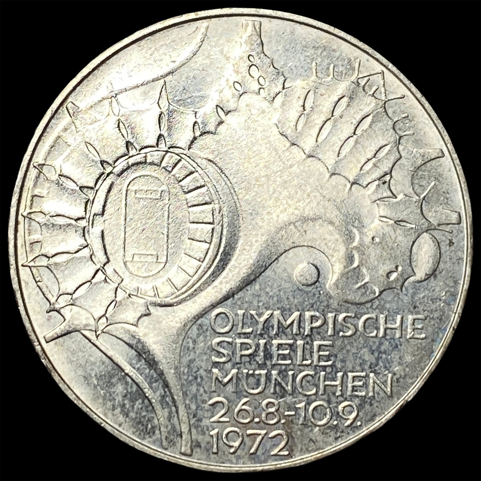 1972 Germany Silver 10 Mark: 1972 Germany Silver 10 Mark
