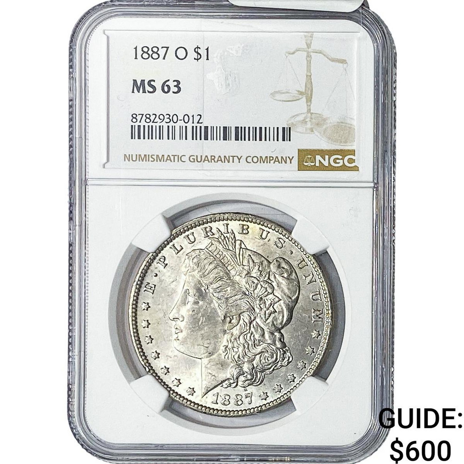 1887-O Morgan Silver Dollar NGC MS63 (1 of 2)