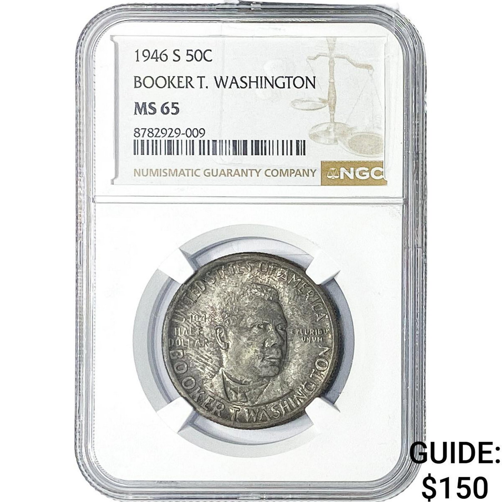 1946-S Booker T Half Dollar NGC MS65 (1 of 2)
