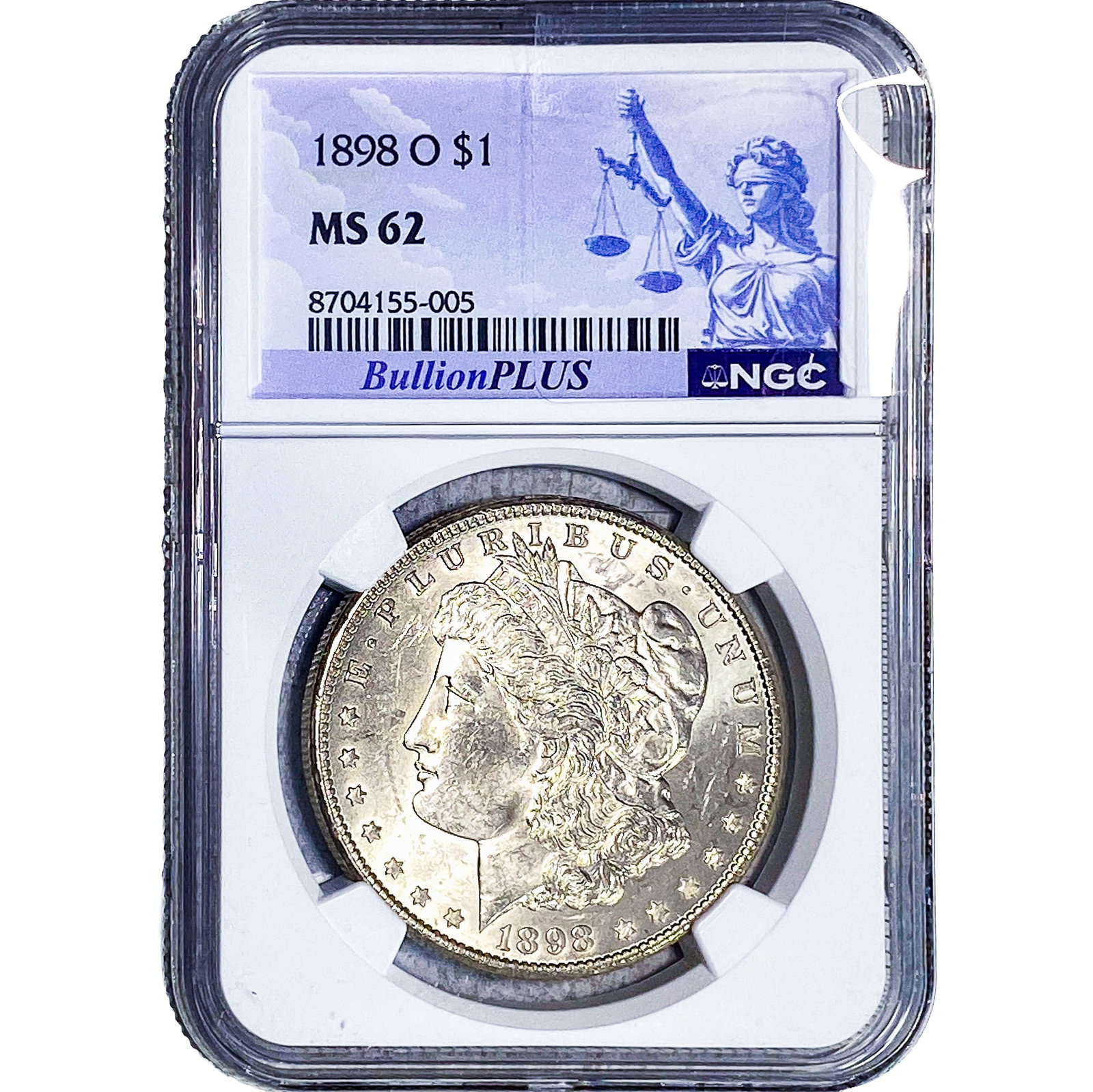 1898-O Morgan Silver Dollar NGC MS62 (1 of 2)