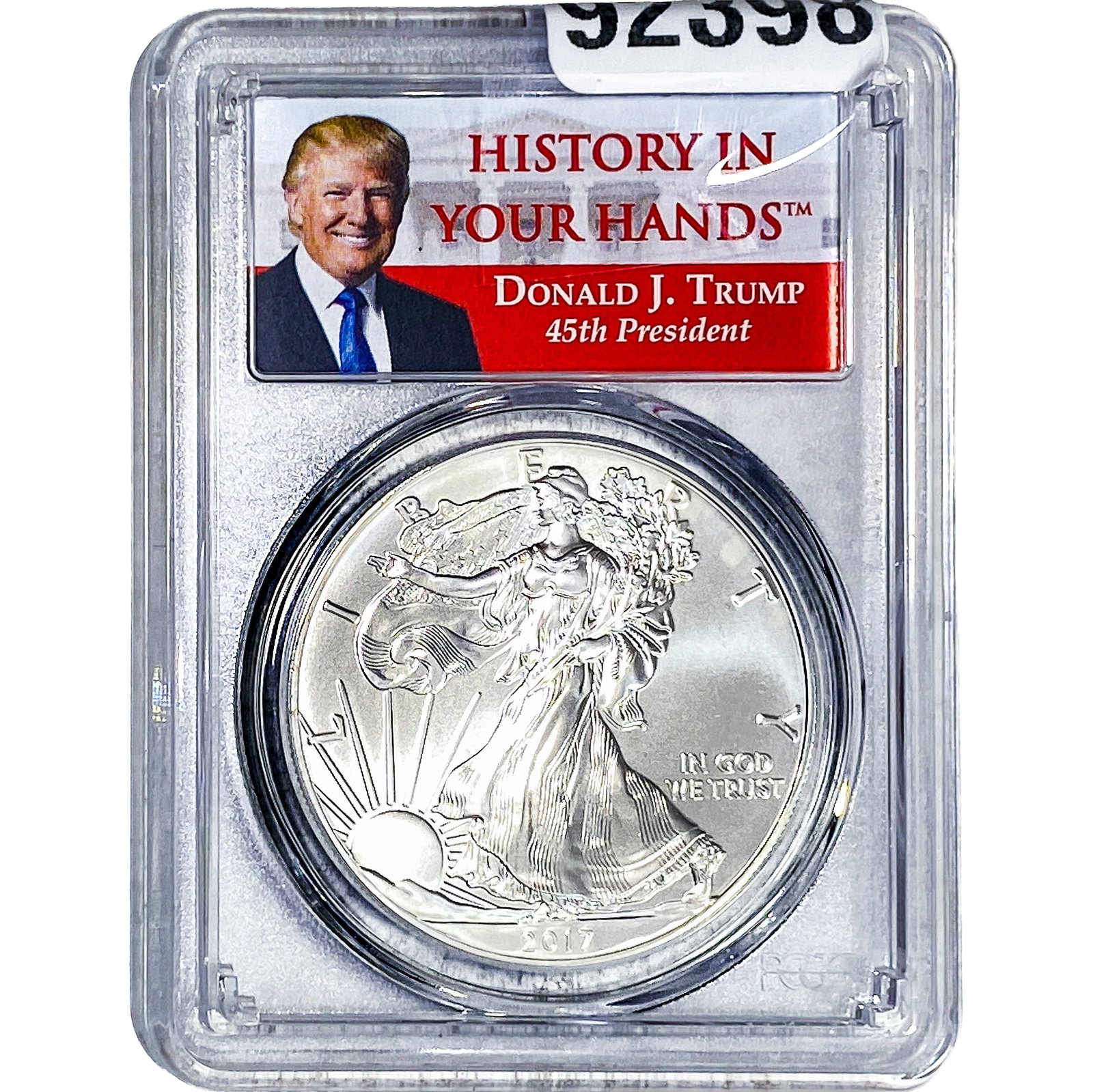 2017 Silver Eagle PCGS MS69 Trump (1 of 2)