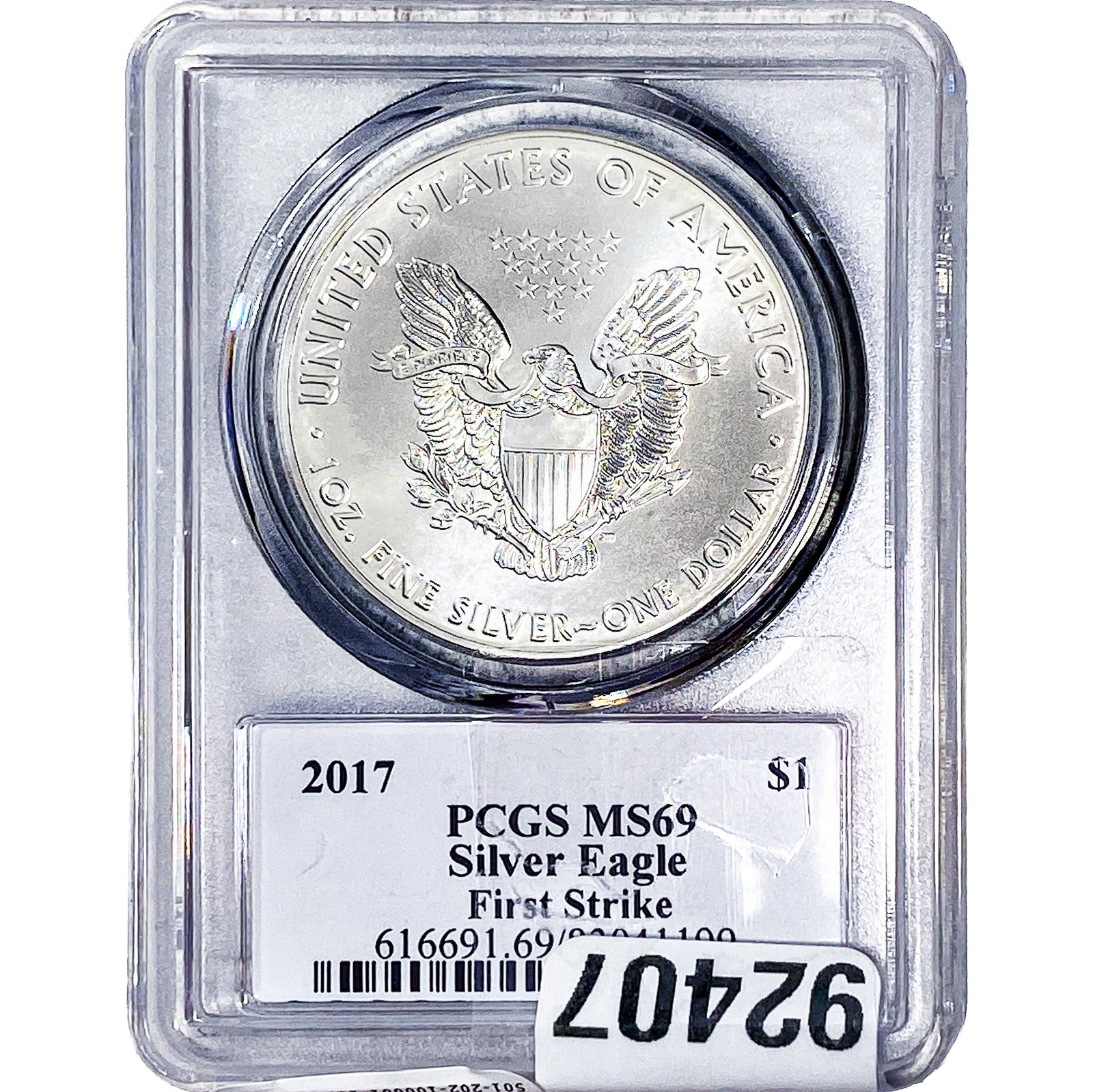 2017 Silver Eagle PCGS MS69 Trump (1 of 2)