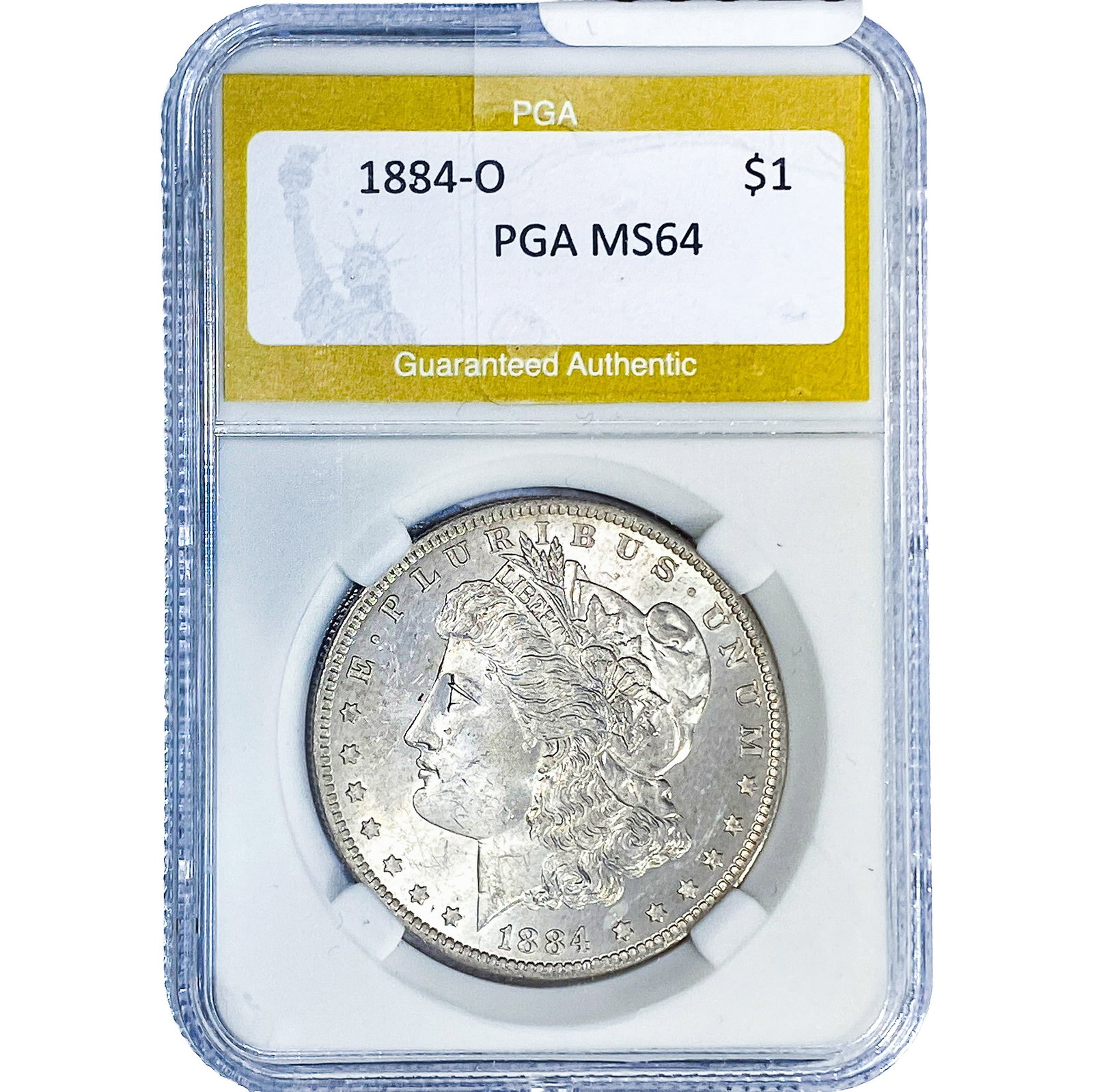 1884-O Morgan Silver Dollar PGA MS64 (1 of 2)