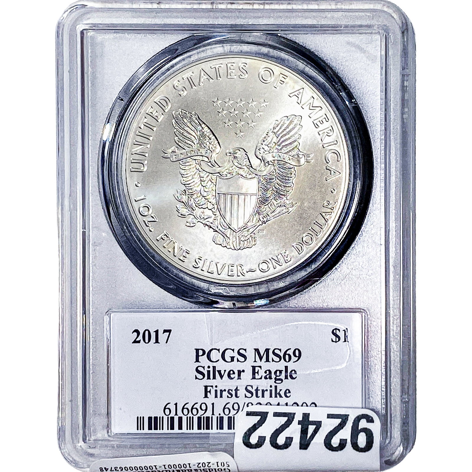 2017 Silver Eagle PCGS MS69 Trump (1 of 2)