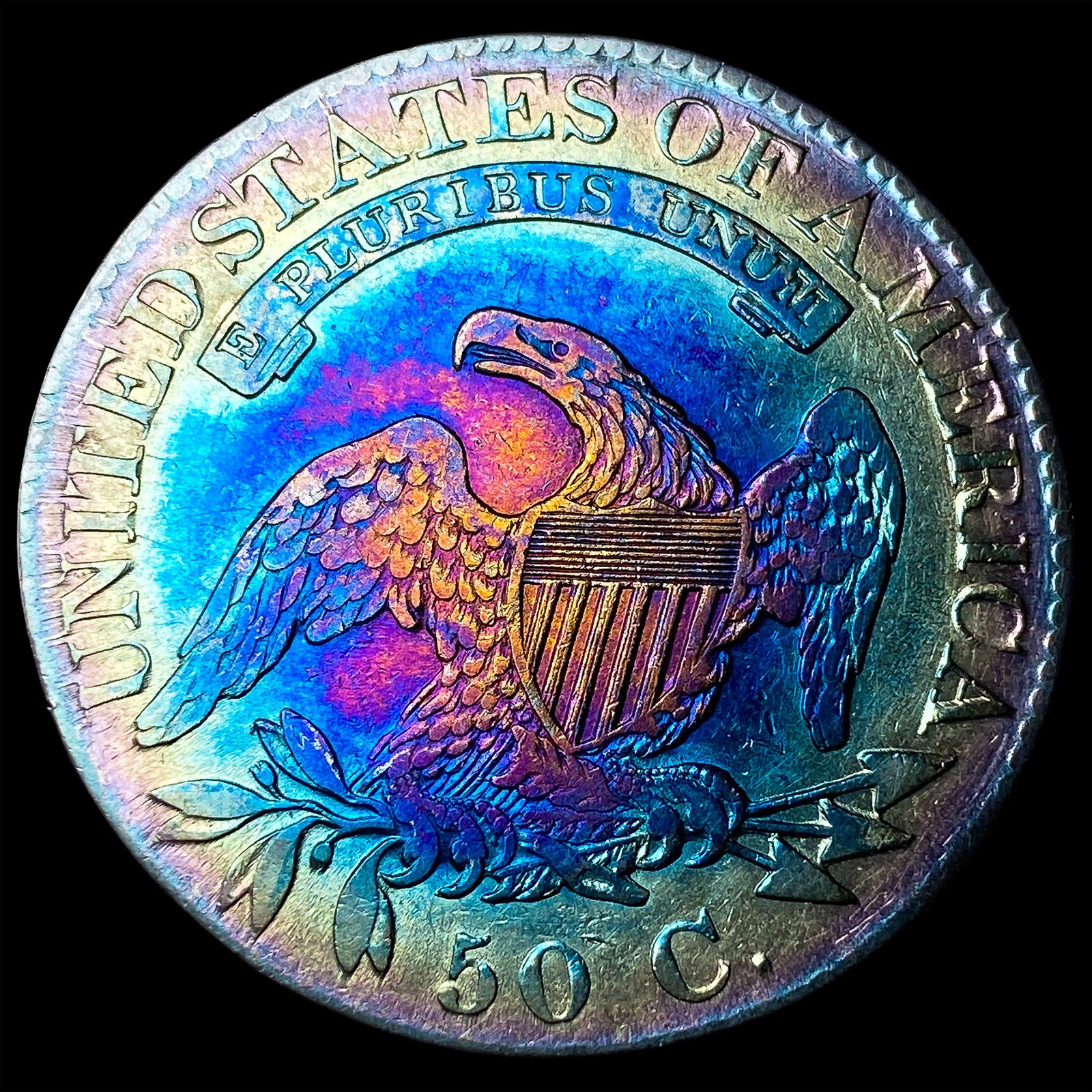 1826 Capped Bust Half Dollar CLOSELY UNCIRCULATED - 2